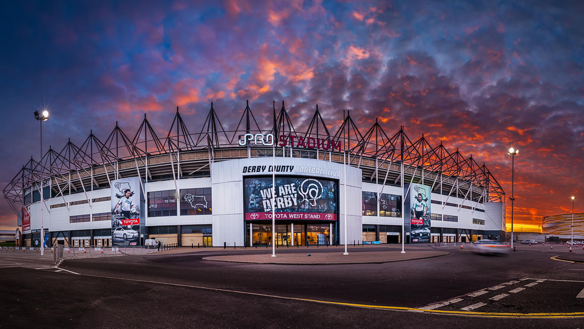 2048x1152 Wallpaper wallpaper, football, Sport, Derby County FC, iPro Stadium for mobile and desktop, section спорт, resolution 2048x1152