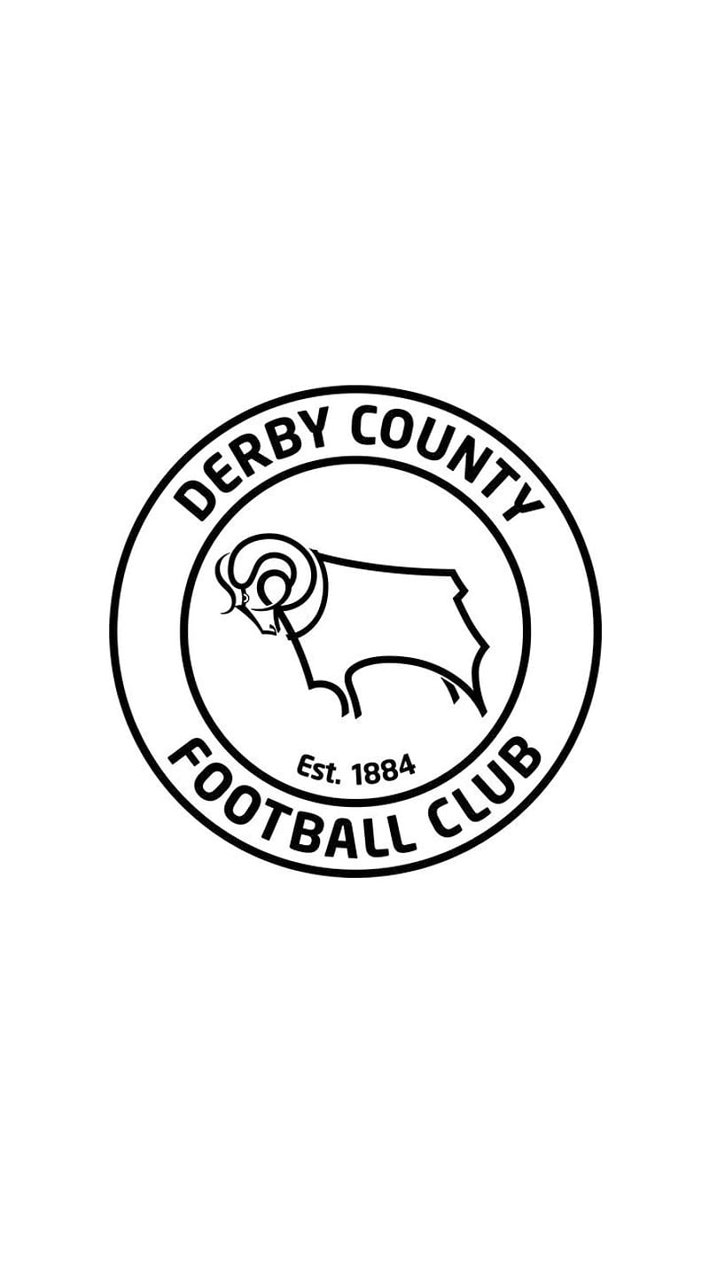 800x1422 Derby County, county, derby, football, logo, soccer, esports, HD phone wallpaper