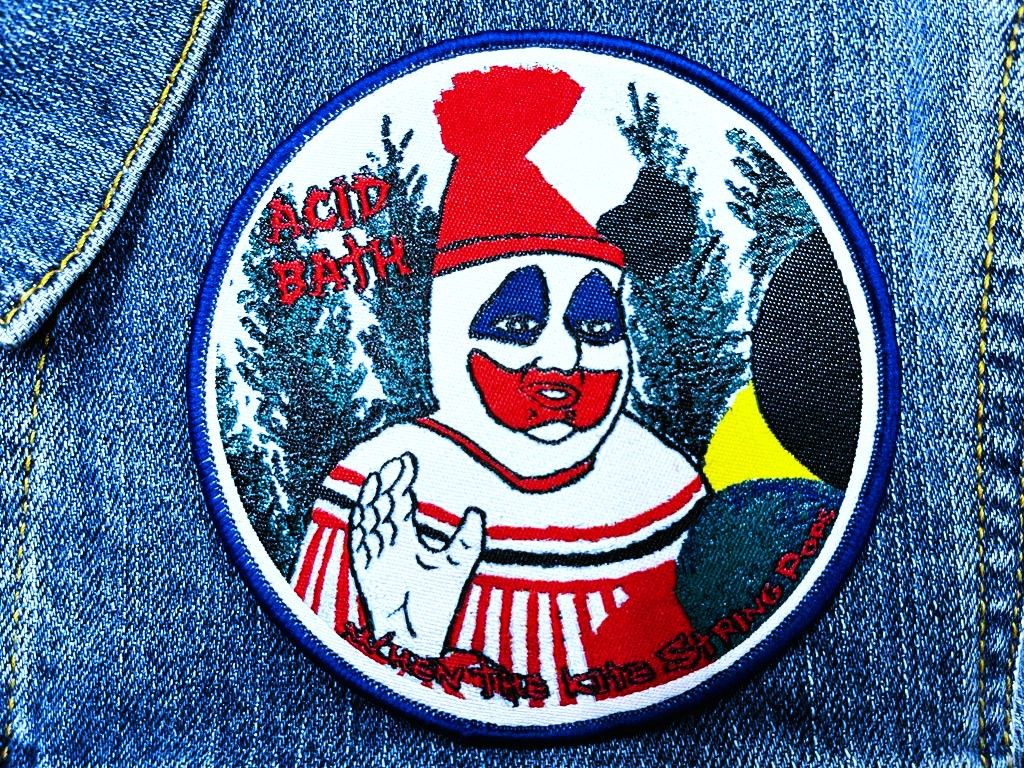1024x768 ACID BATH Embroidered Patch .(sludge metal) 3165