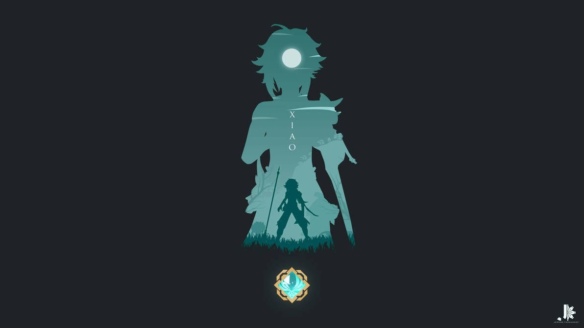 1192x670 Minimalist Genshin Impact Wallpaper