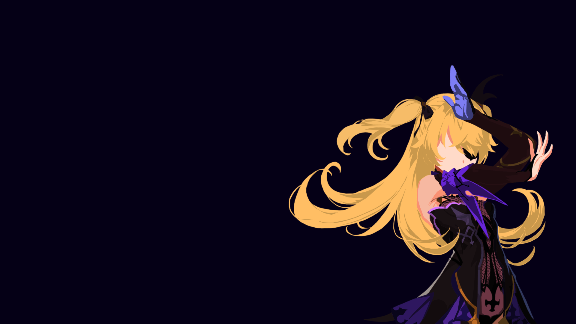 1920x1080 Genshin Minimalist Wallpaper