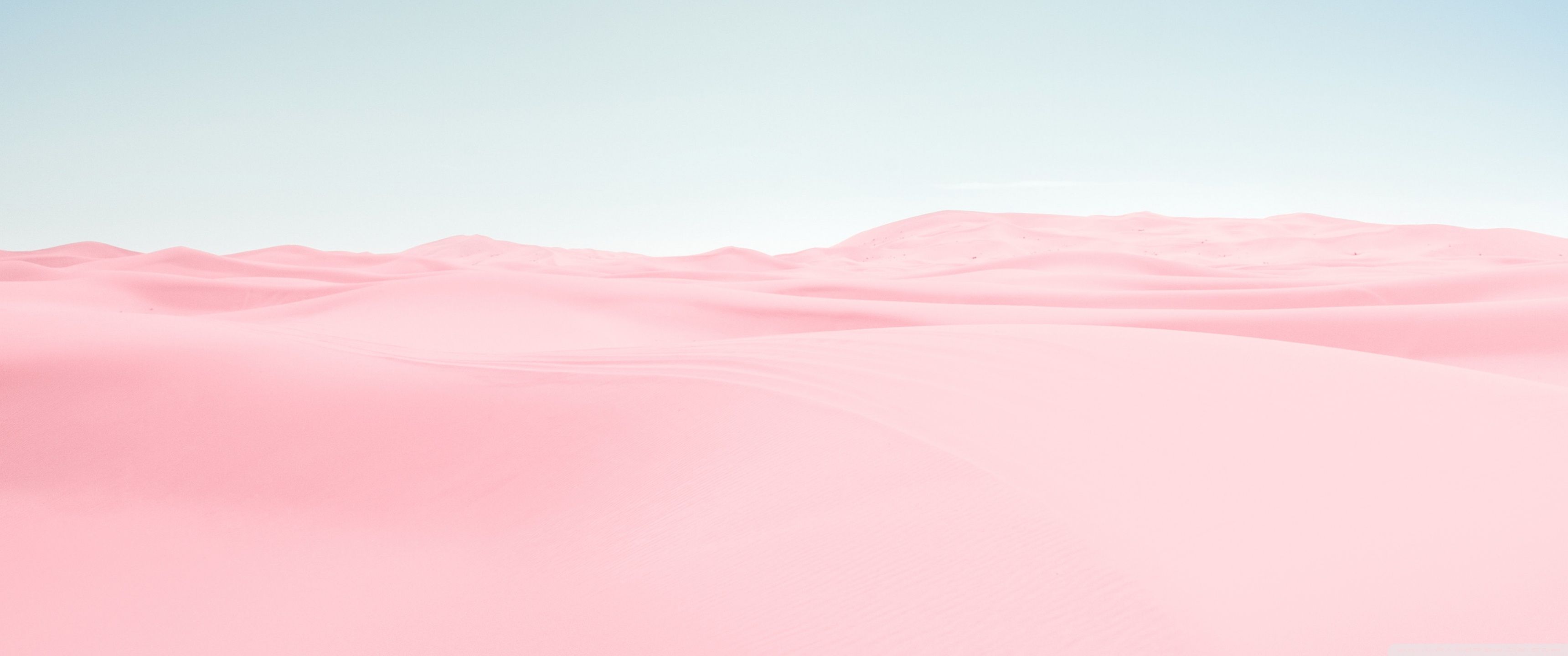 3440x1440 Pink Desert, Blue Sky 4K UHD Wallpaper for UltraHD Desktop and TV : Widescreen and UltraWide Display : Dual Monitor : Smartphone and Tablet Devices