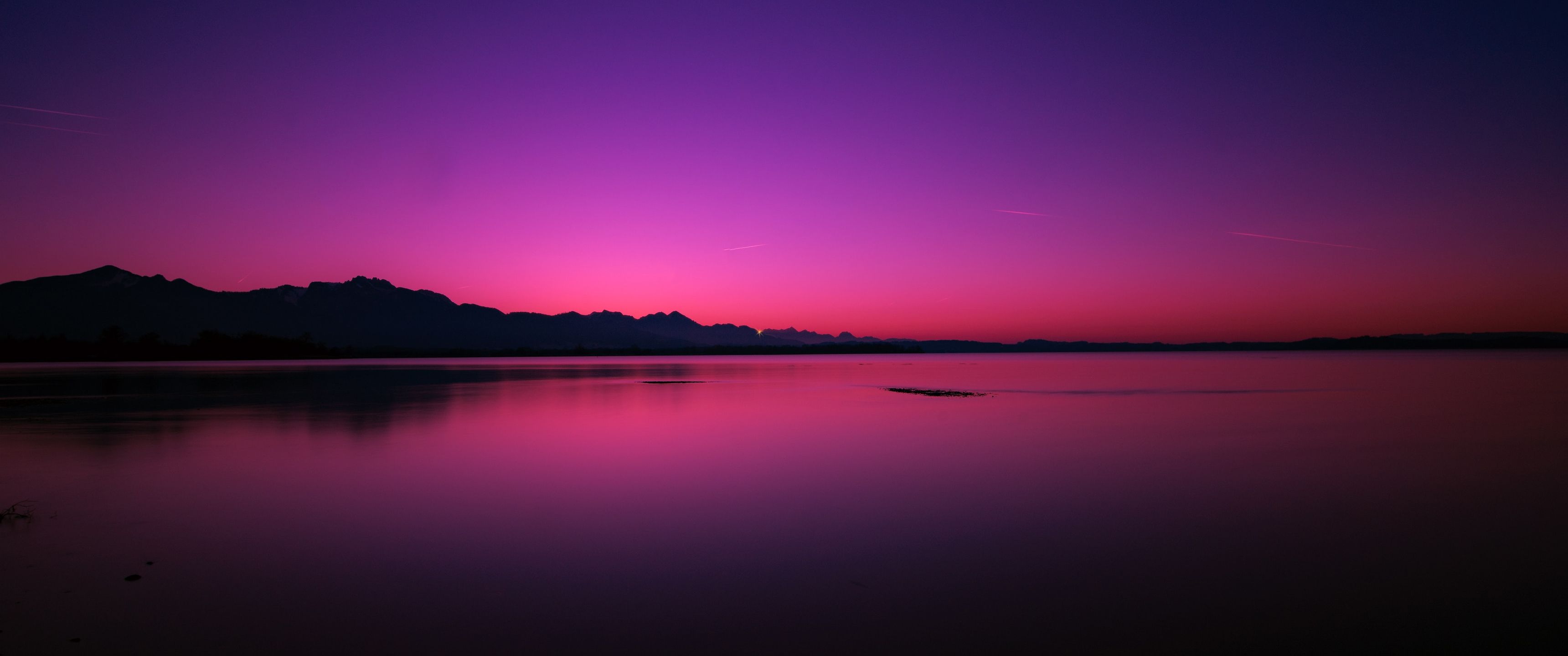 3440x1440 Purple Wallpaper