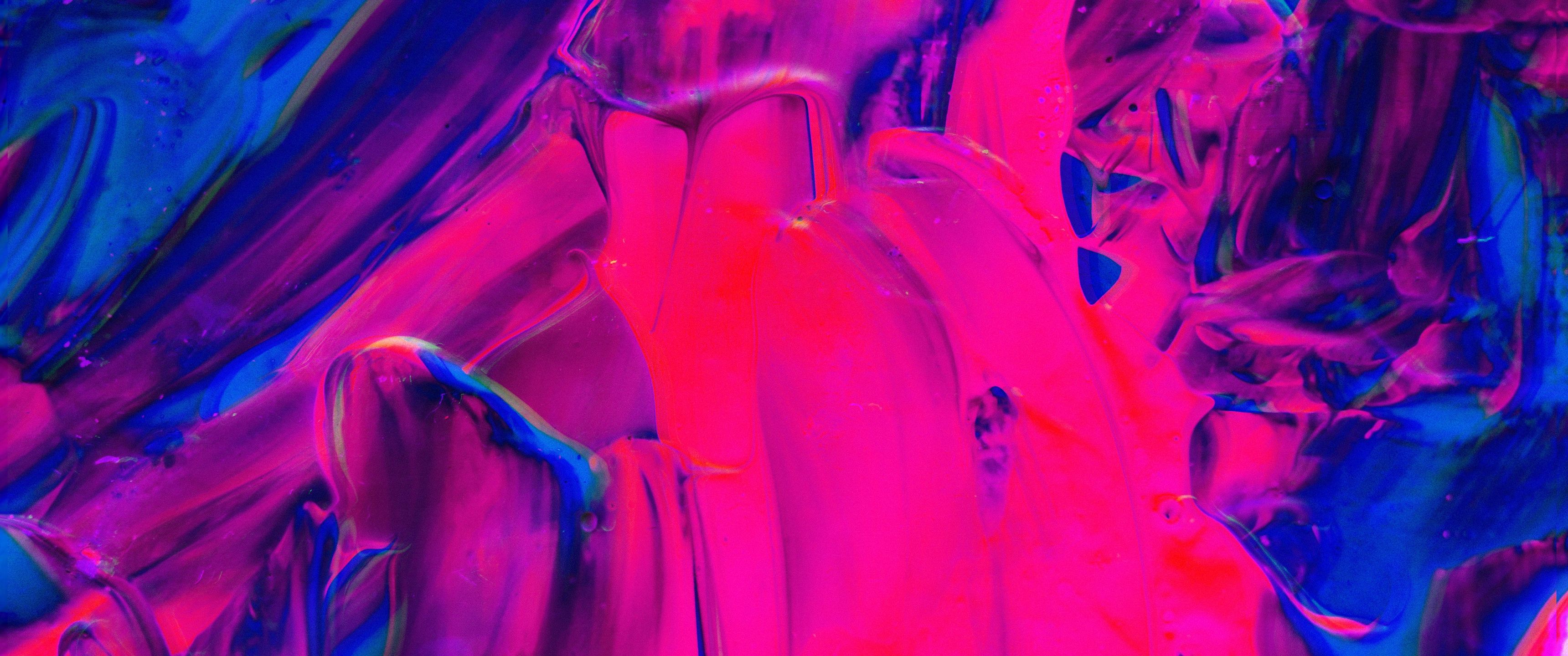 3440x1440 Pink Purple Color Abstract 5k UltraWide Quad HD 1440P , HD 4k Wallpaper, Image, Background, Photos and Picture