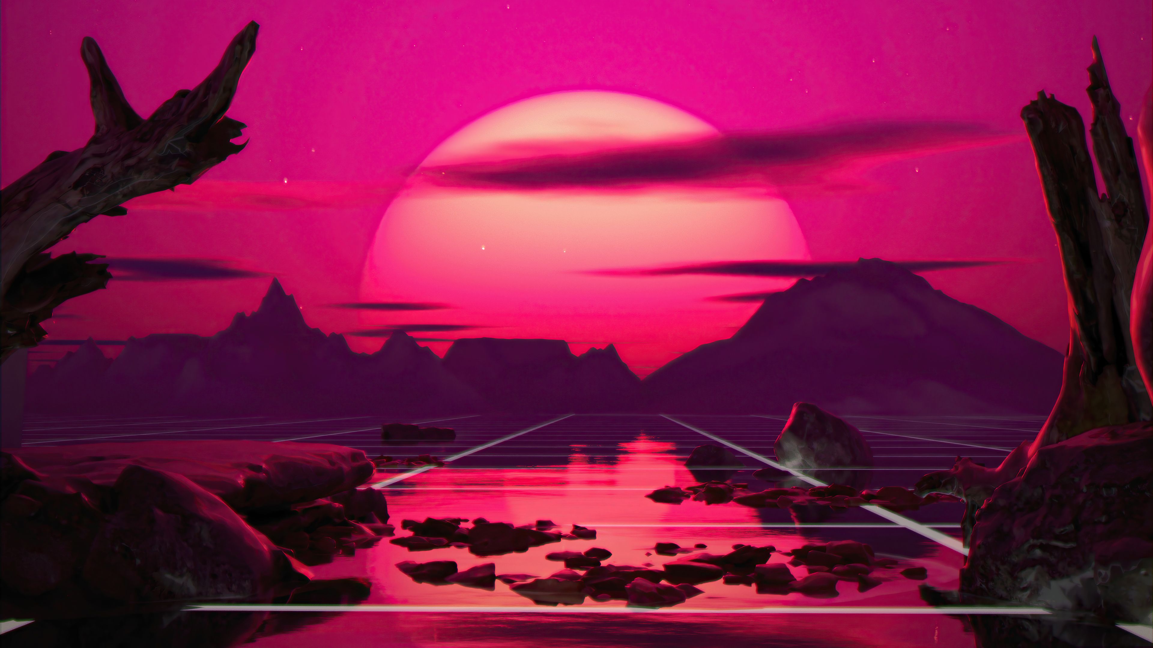 3840x2160 Beyond Retrowave UltraWide Quad HD 1440P , HD 4k Wallpaper, Image, Background, Photos and Picture
