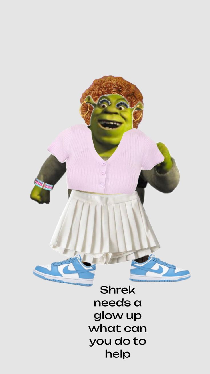 736x1308 Preppy Shrek Wallpaper