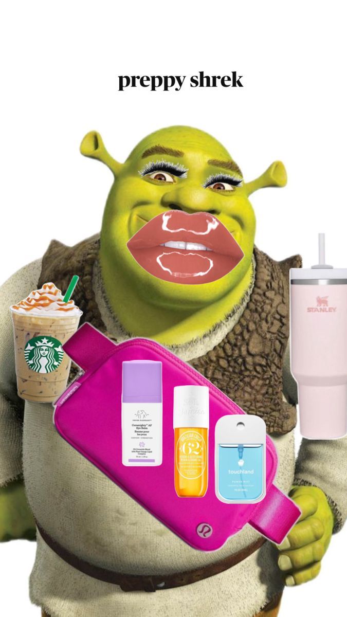 675x1200 preppy shrek. Shrek, Funny, Preppy