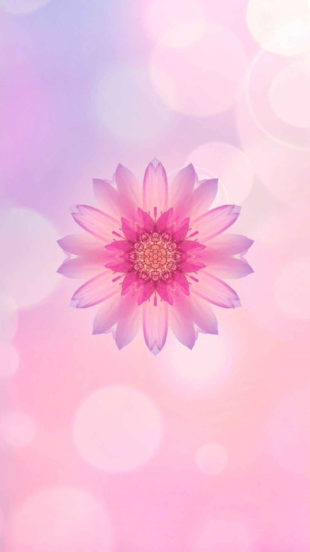 1080x1920 Pink Flower Huawei Honor 10 Stock Wallpaper
