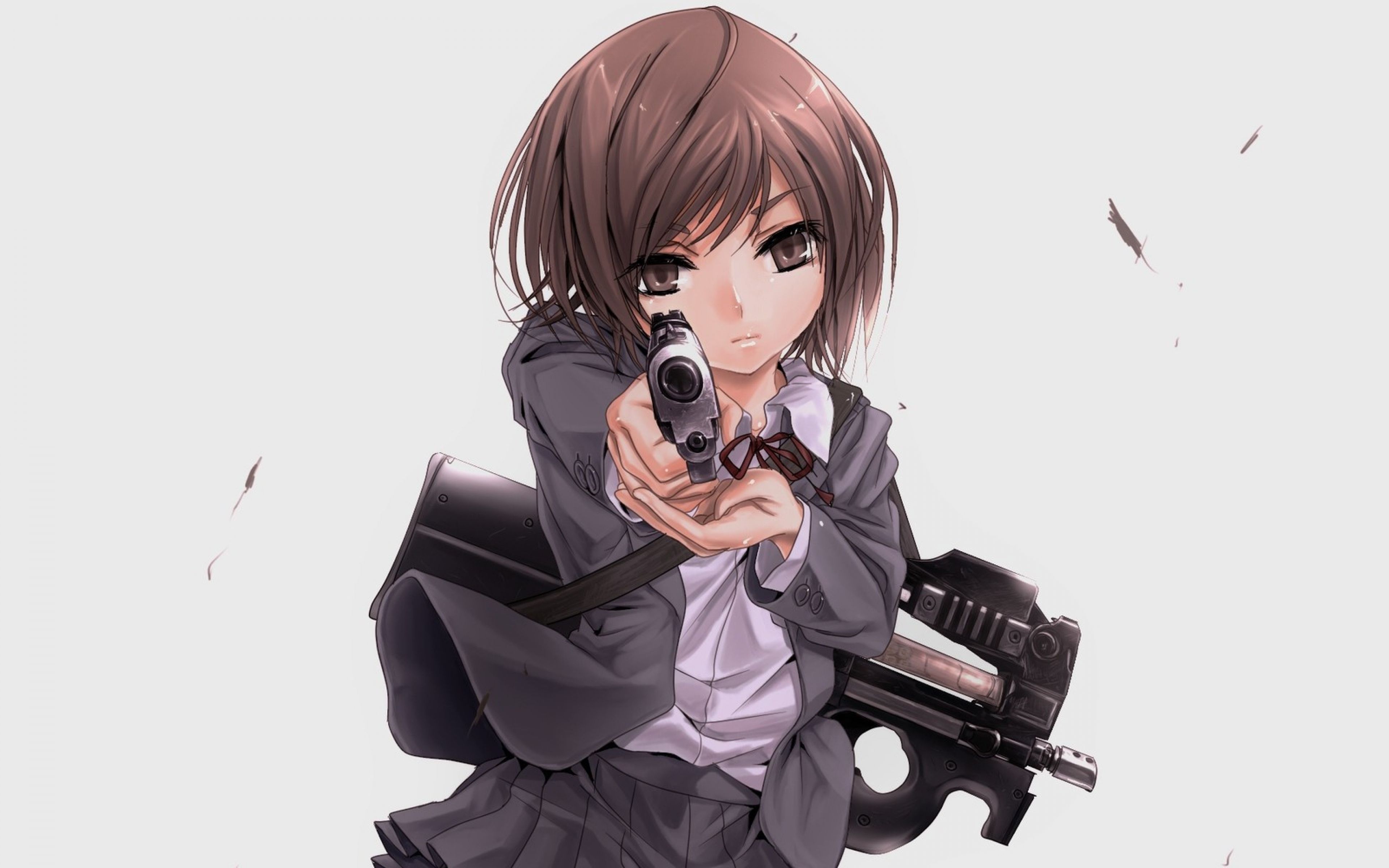 3840x2400 Gunslinger Girl: Sharp Aim HD Anime Wallpaper