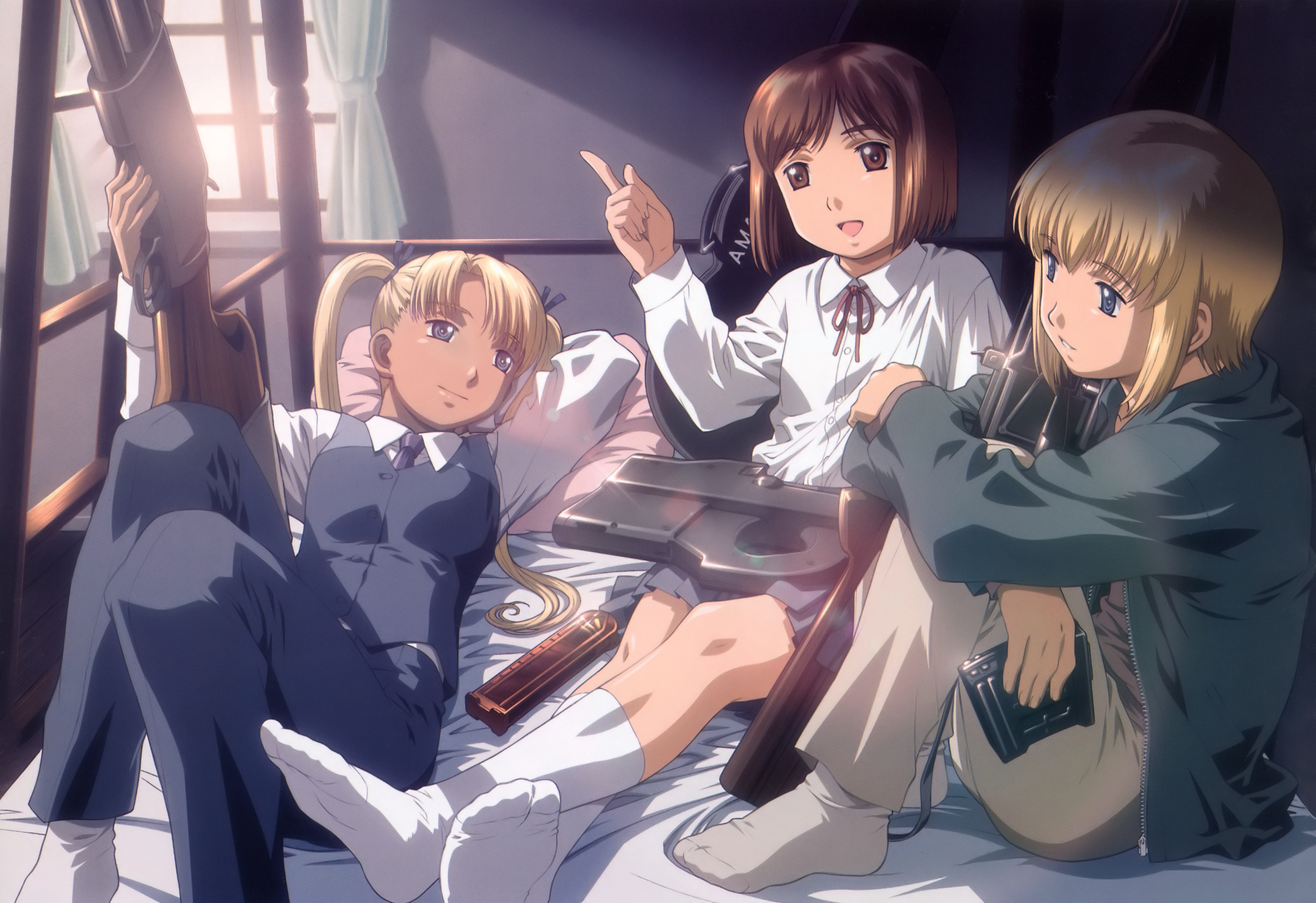 3685x2531 Wallpaper anime, Gunslinger Girl, Henrietta, School Killers for mobile and desktop, section аниме, resolution 3685x2531