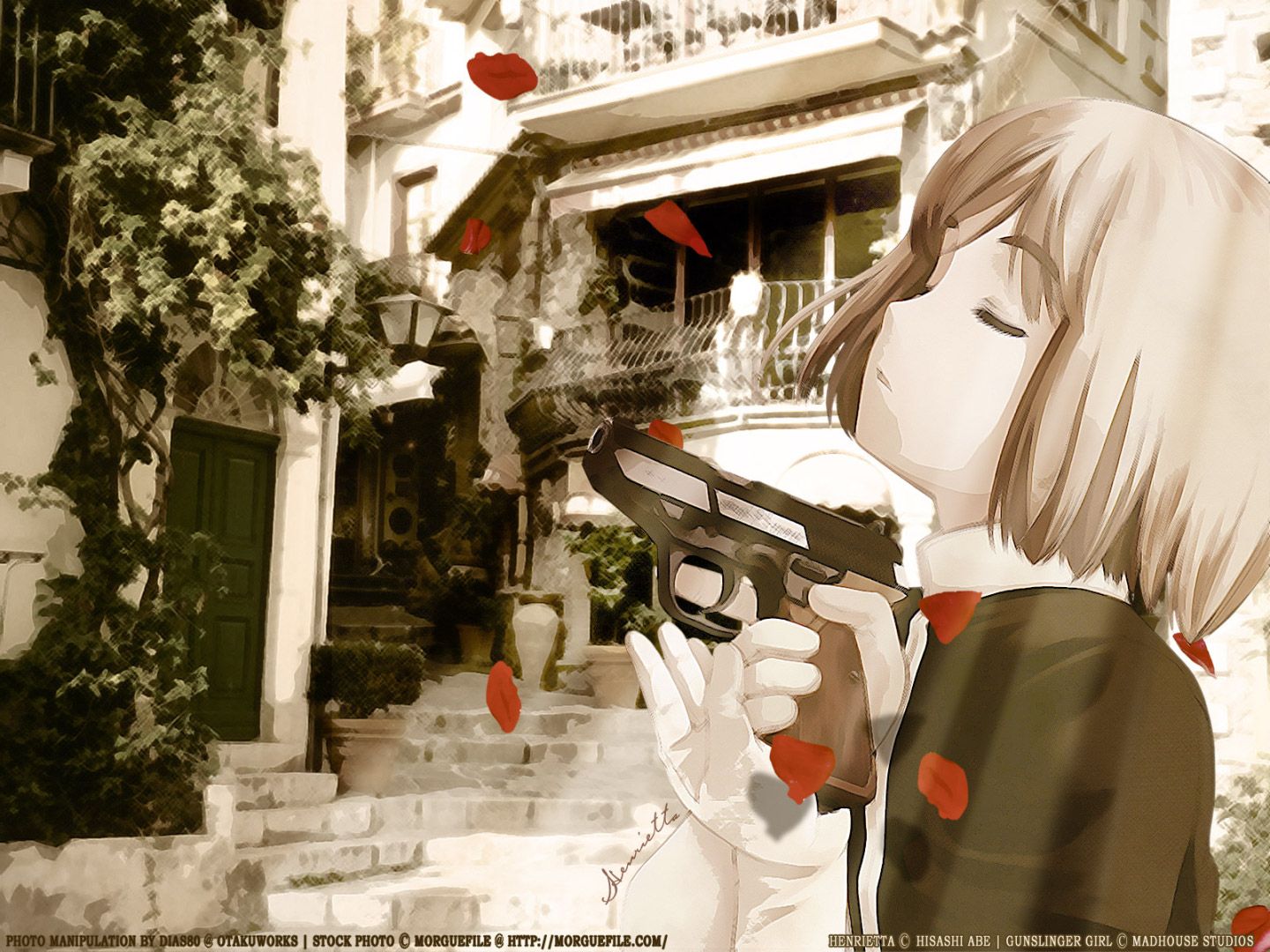 1440x1080 Phone wallpaper: Anime, Gunslinger Girl 234845
