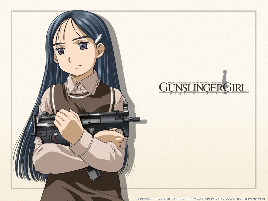 1024x768 Claes (Gunslinger Girl) Wallpaper by MADHOUSE Anime Image Board
