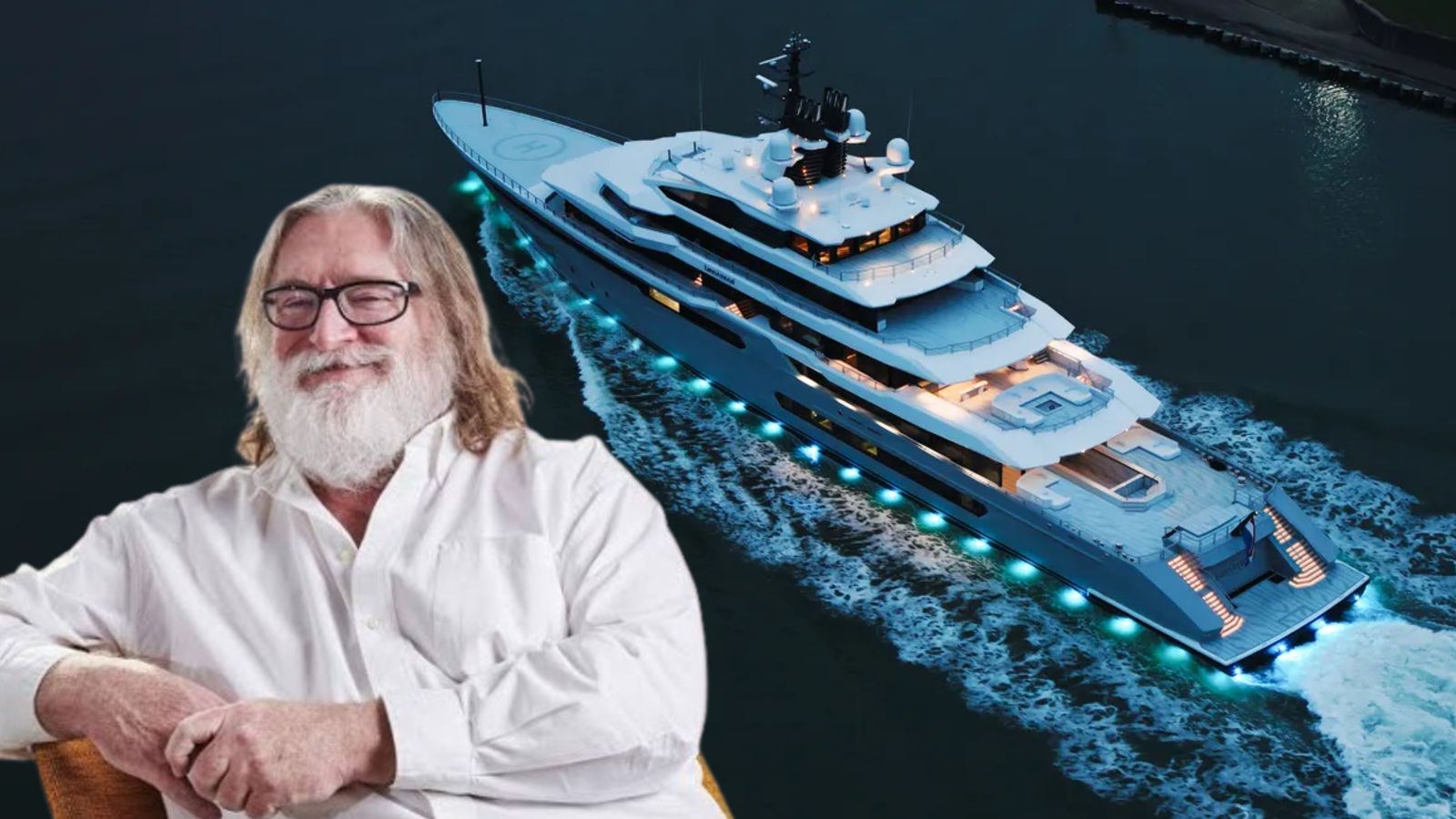 1600x900 Gabe Newell just received his $500 million superyacht with gaming rooms and more