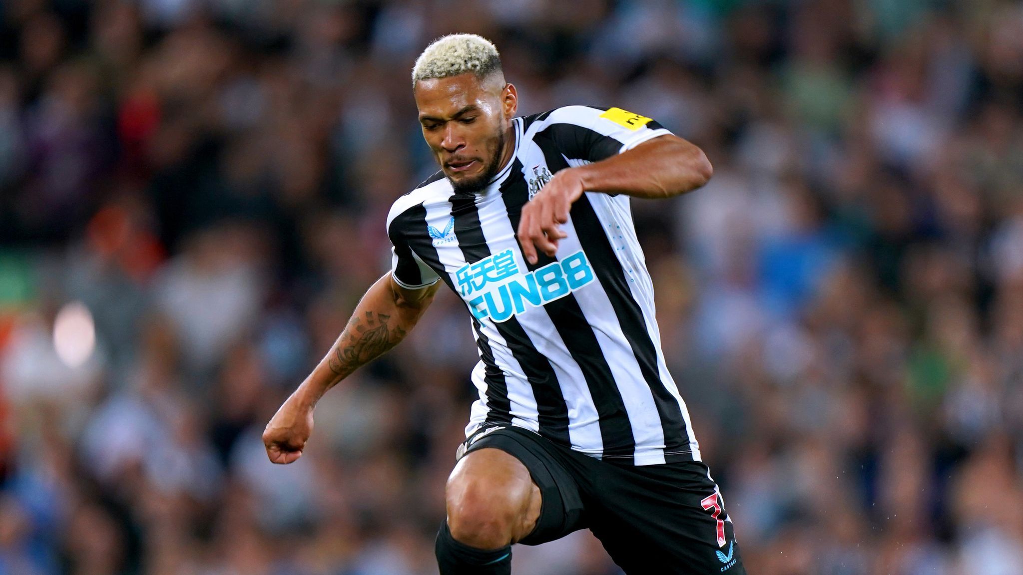 2048x1152 Newcastle's Joelinton insists he's enjoying his new role in the midfield, but says he's happy to play in any position