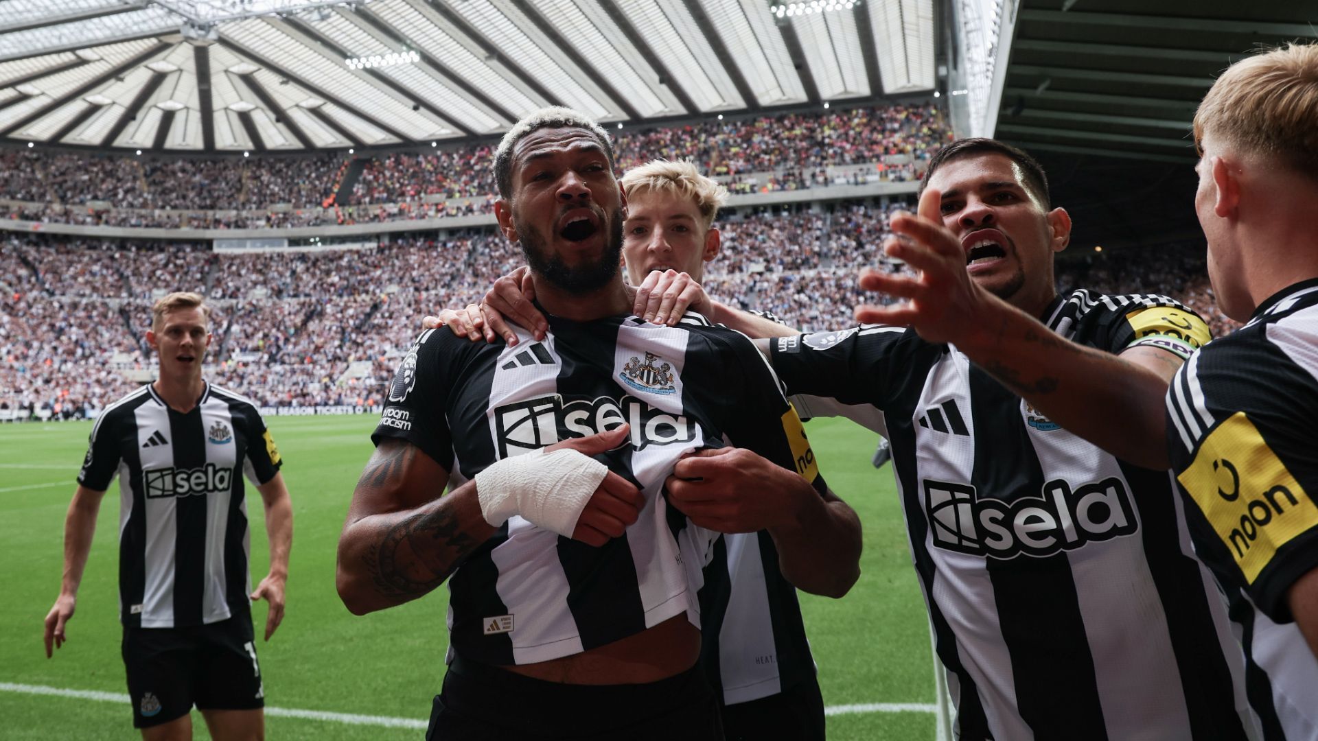 1920x1080 SportyTV. Newcastle United 1 0 Southampton: Joelinton Seals Victory For 10 Man Magpies