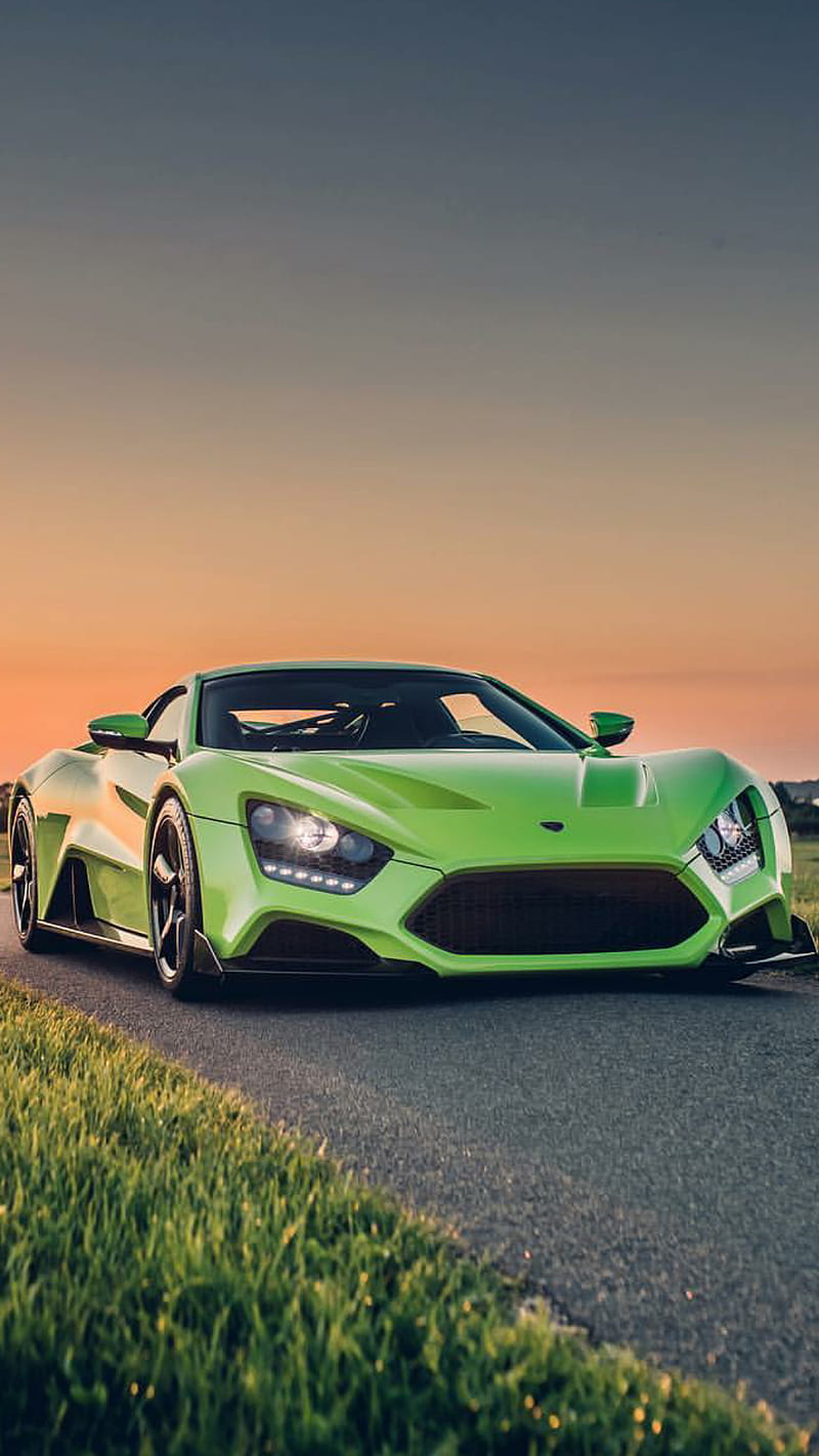 800x1422 Gumpert Apollo, green, car, hypercar, supercar, sports, america, new, HD phone wallpaper
