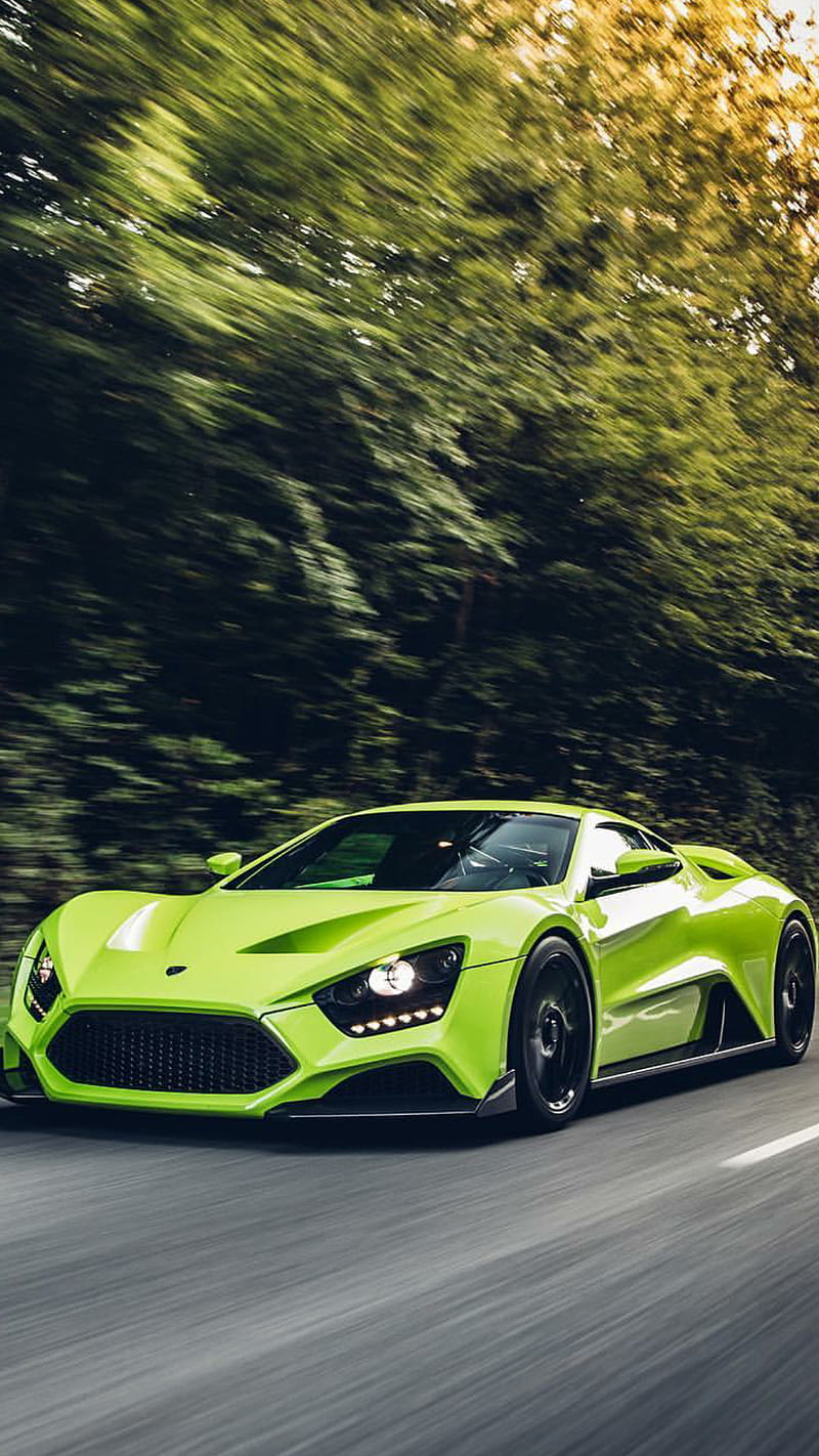 800x1422 Gumpert Apollo, green, car, hypercar, supercar, sports, america, new, HD phone wallpaper