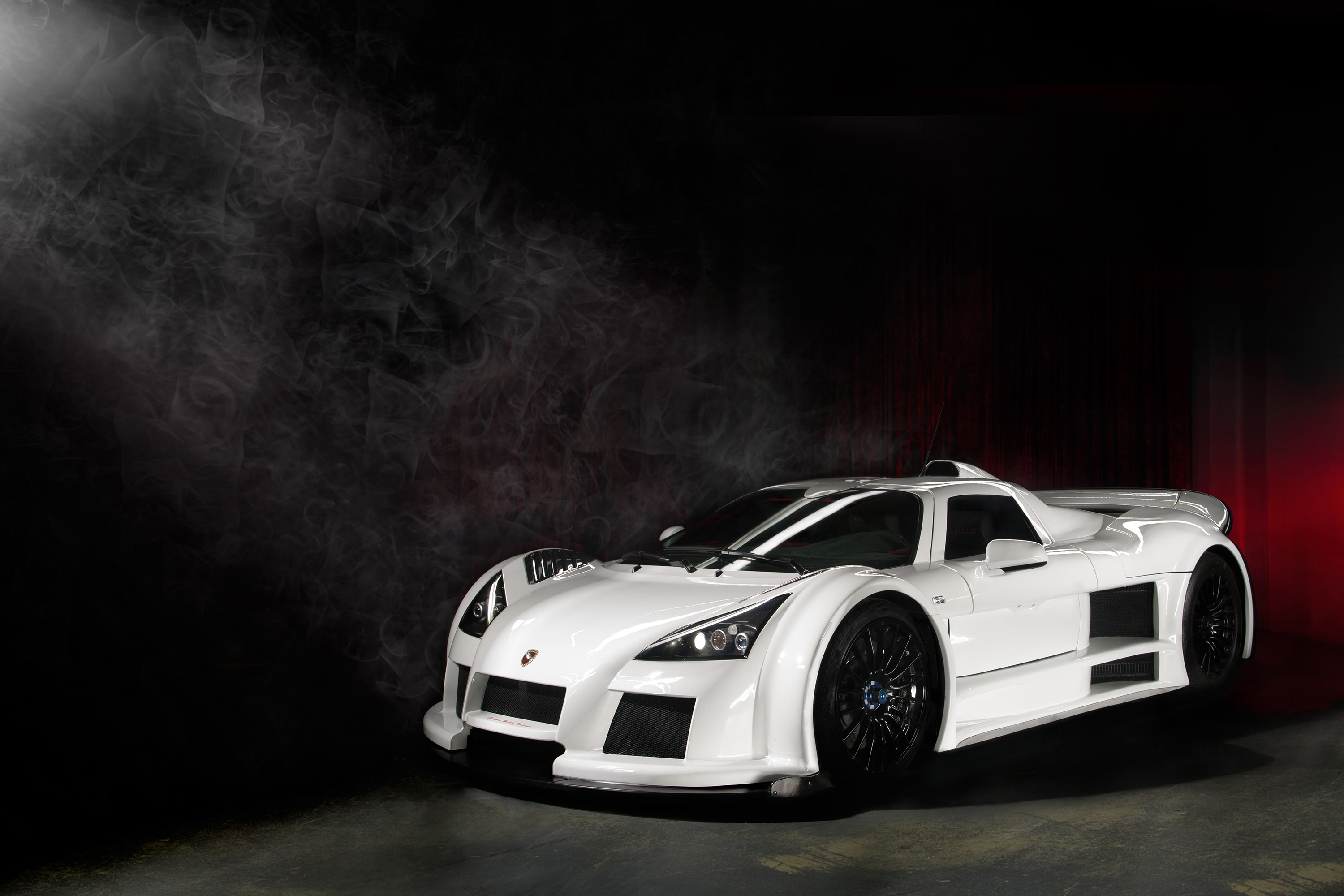 3000x2000 Wallpaper white, light, smoke, light, supercar, white, Gumpert, smoke for mobile and desktop, section суперкары, resolution 3000x2000