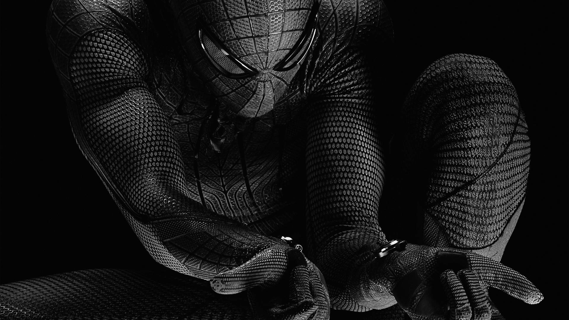 1920x1080 Download Darkened Laptop With Spider Man Theme Wallpaper