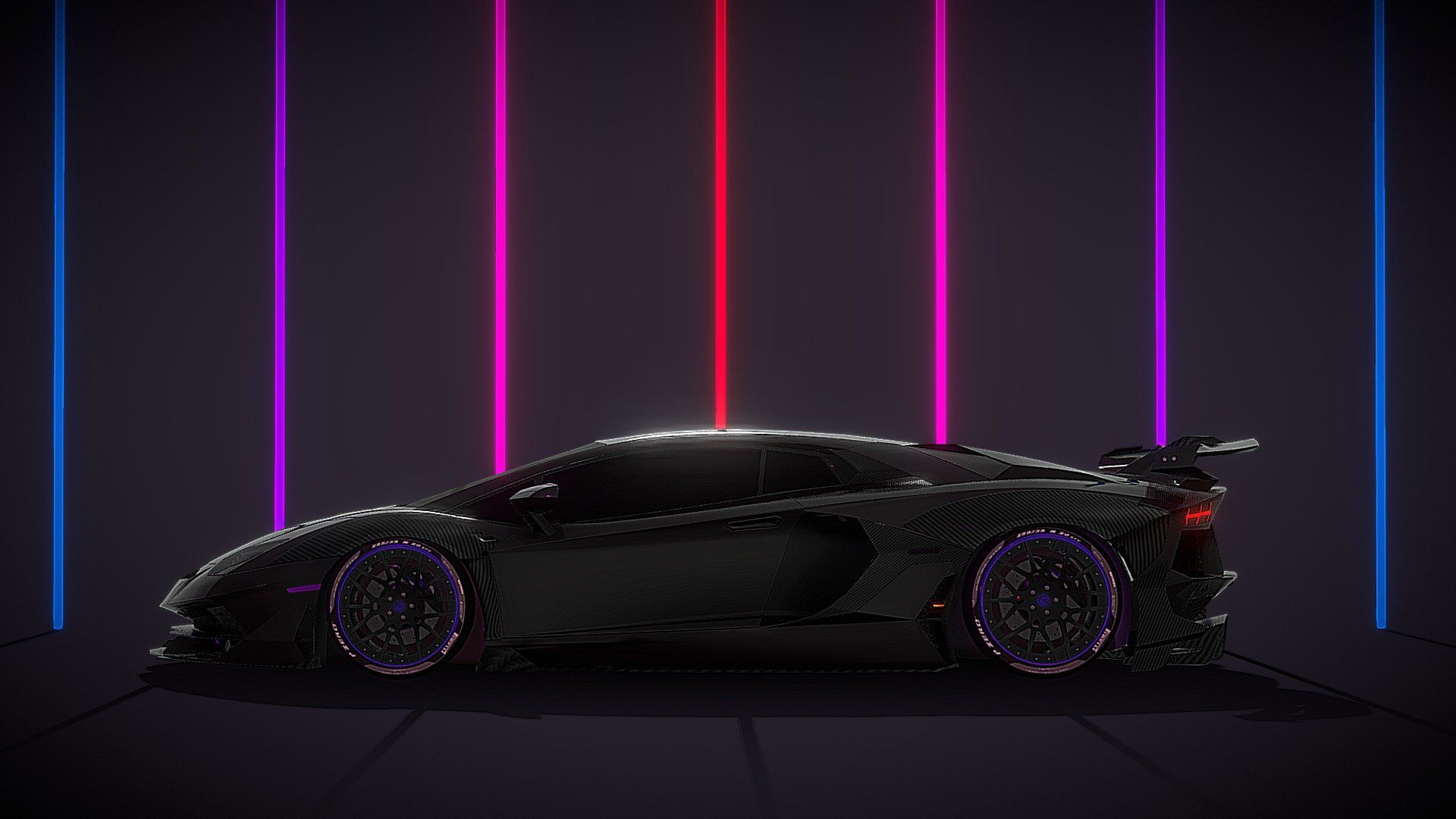 1920x1080 Wallpaper 7680x2160 Aventador SVJ Free 3D model by SDC PERFORMANCE™️ [150a15c]