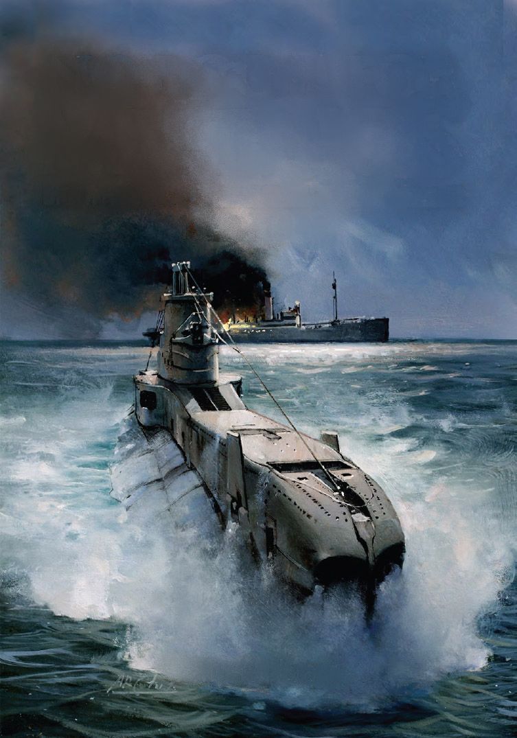 753x1075 The Royal Navy Submarine WWII