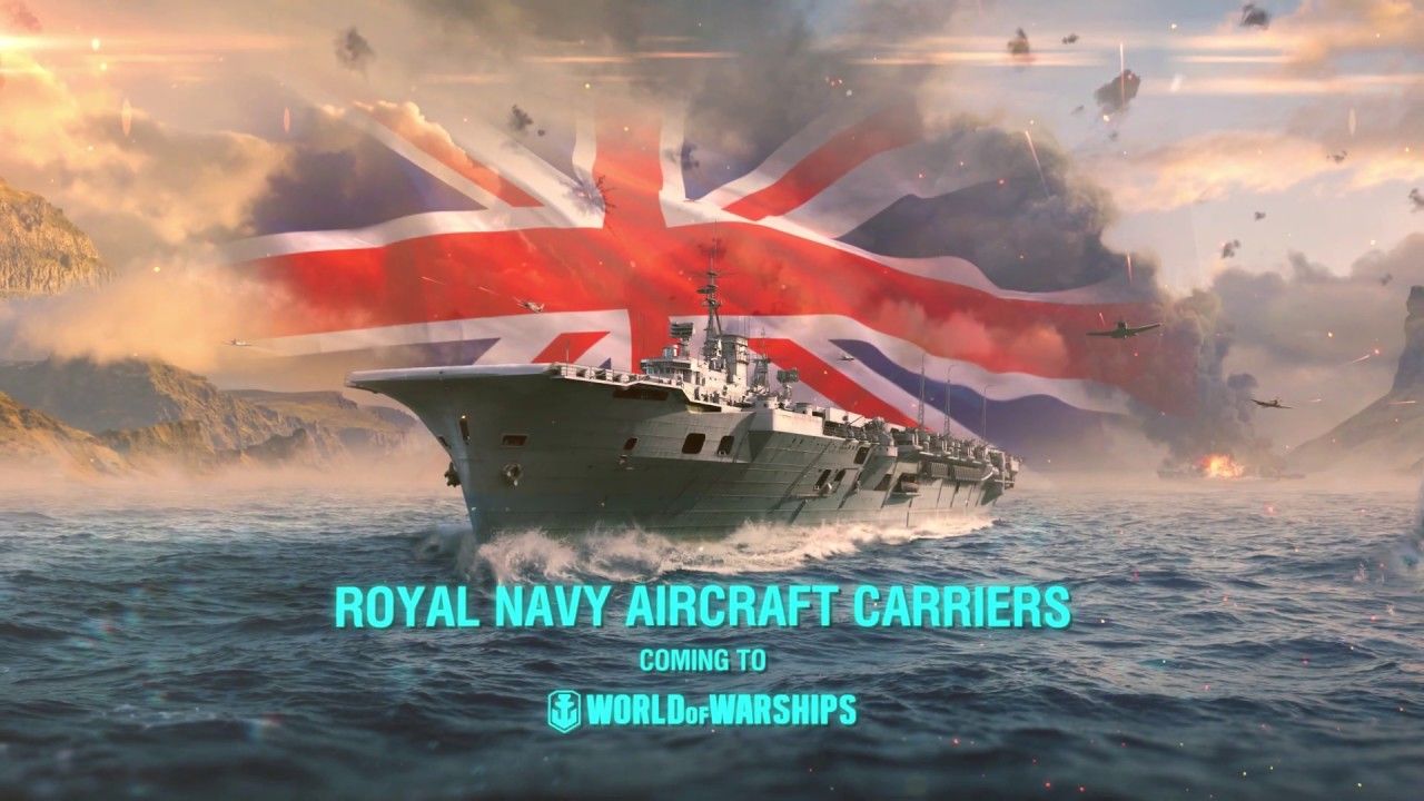 1280x720 Royal Navy Aircraft Carriers. World of Warships