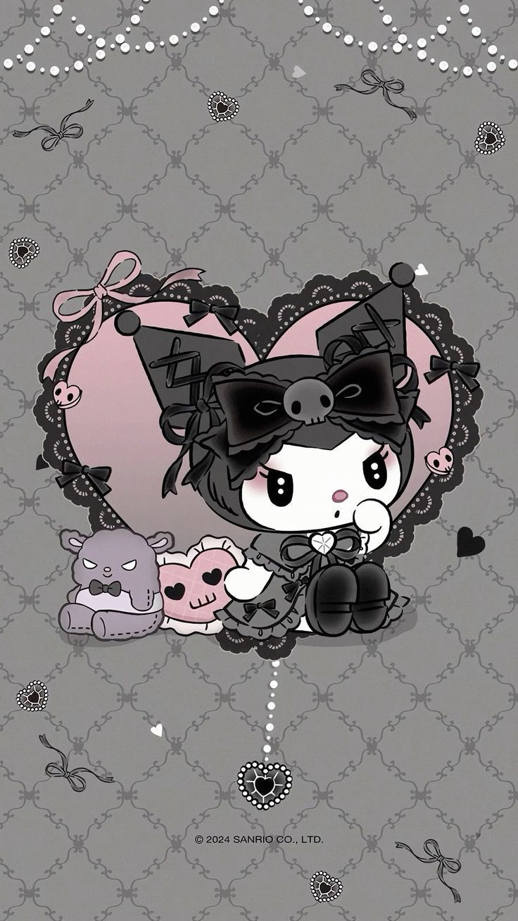 736x1308 sanrio kuromi wallpaper. Wallpaper achtergronden, Kawaii tekeningen, Schattige tekeningen