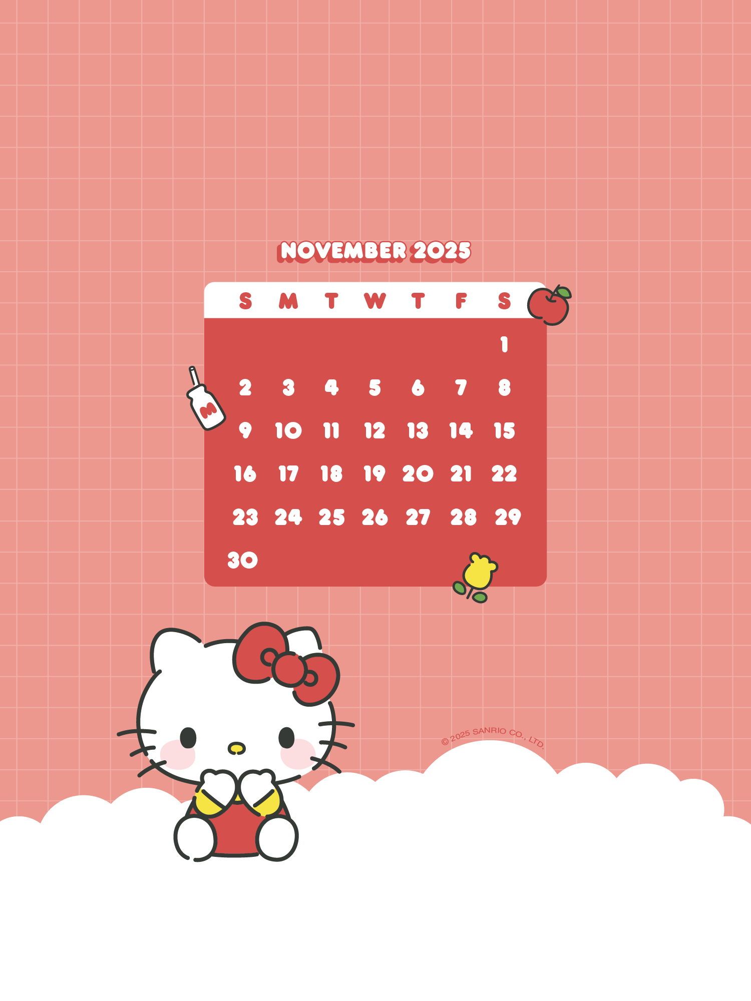 1500x2000 Sanrio Character Wallpaper