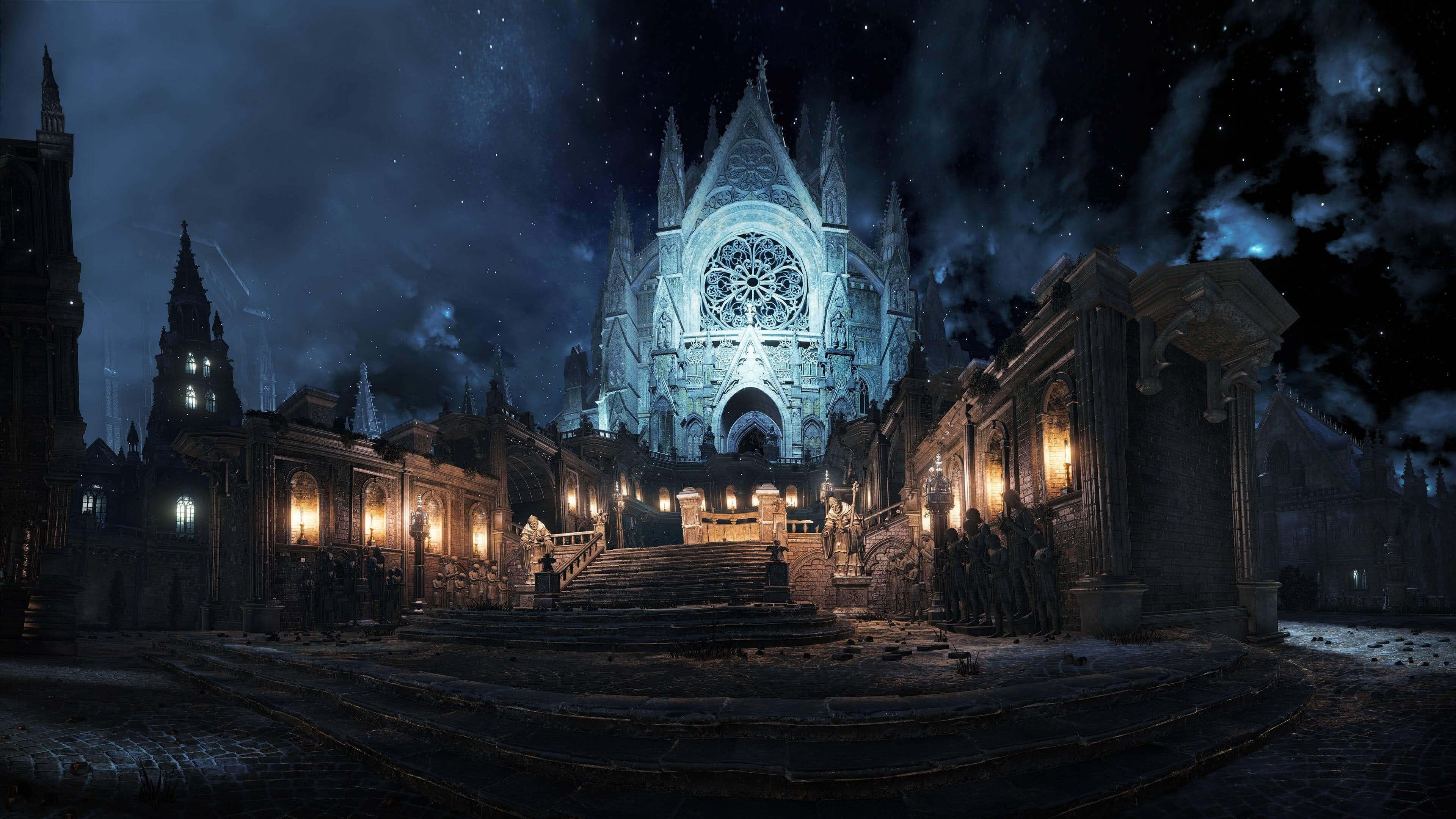 3840x2160 Gothic Architecture Wallpaper