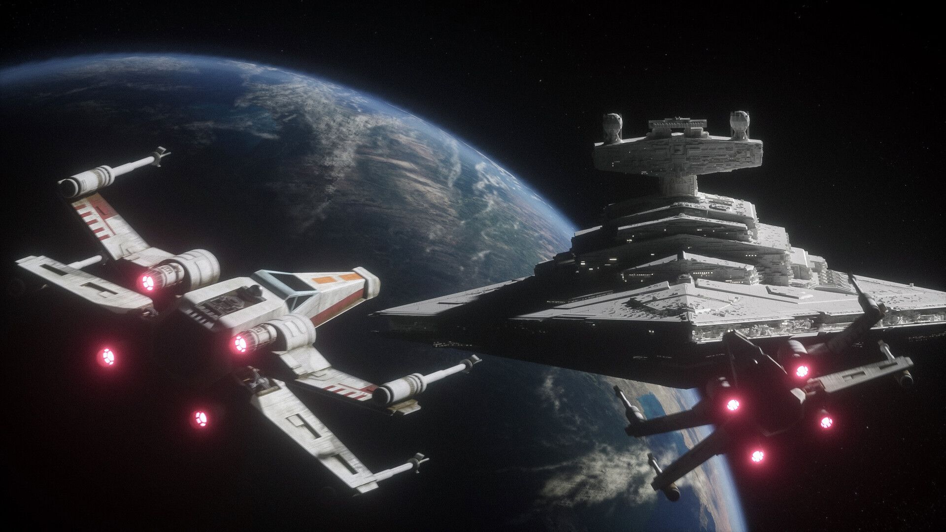 1920x1080 Star Wars Spaceship Wallpaper
