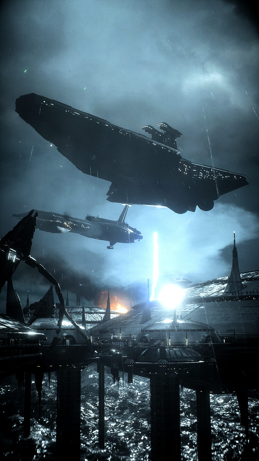 850x1511 Star wars ships HD wallpaper