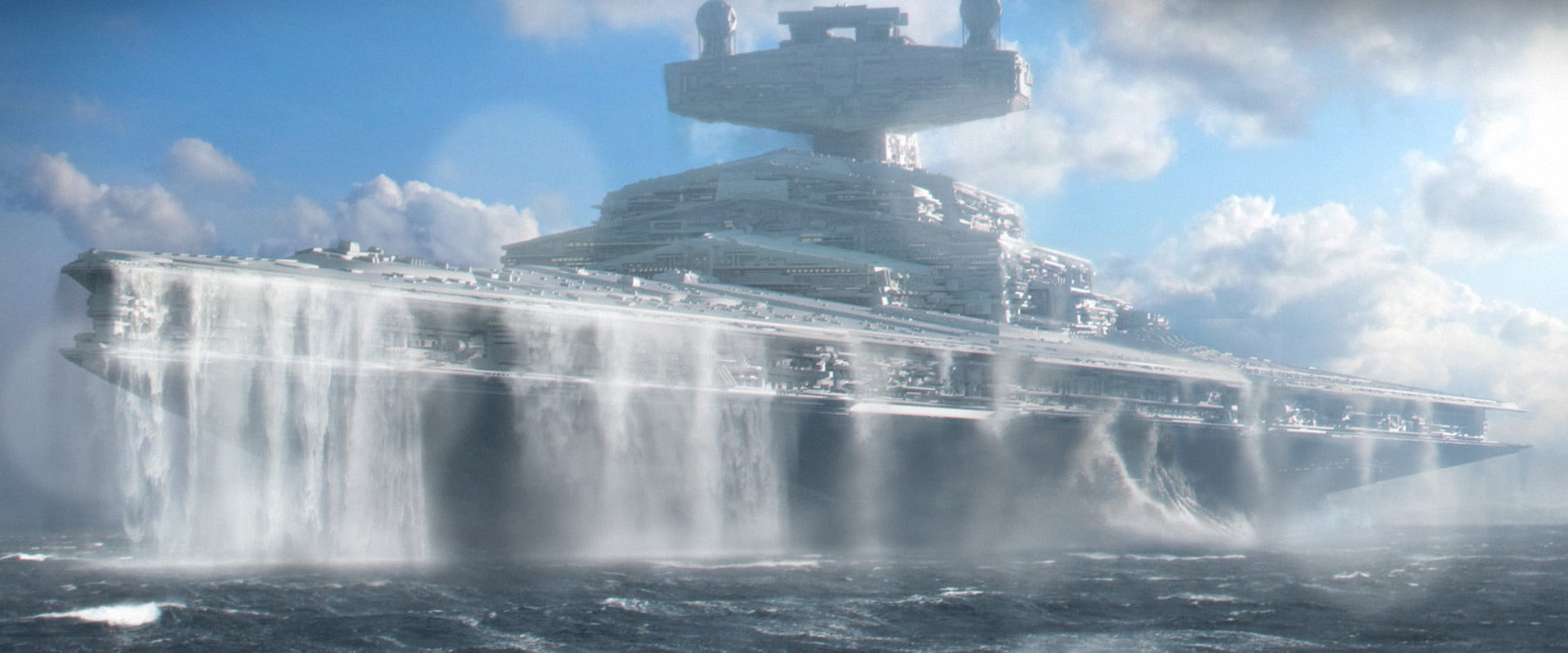 1920x800 Space ship illustration, Star Wars, Star Destroyer HD wallpaper