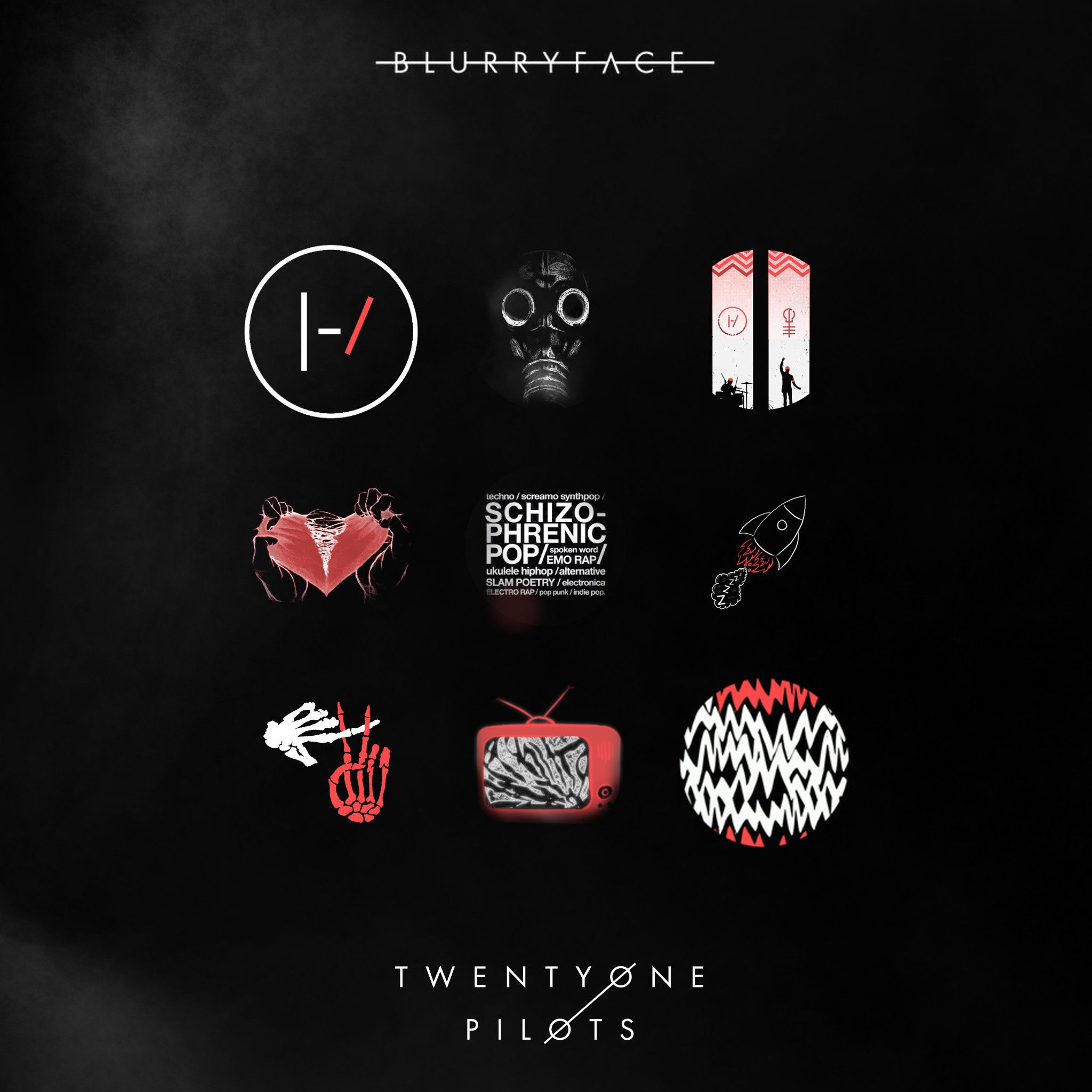 2048x2048 Screamo Background