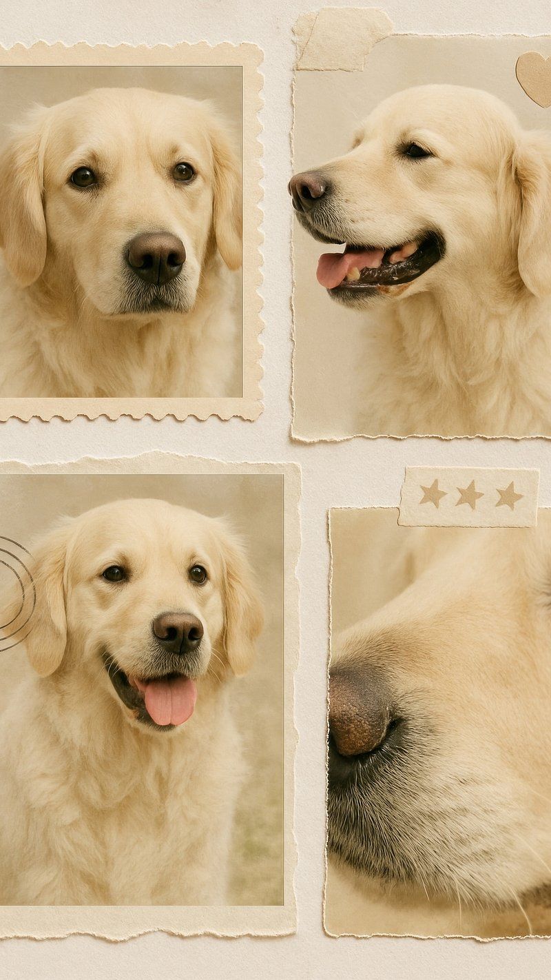 800x1422 Adorable puppy collage wallpaper