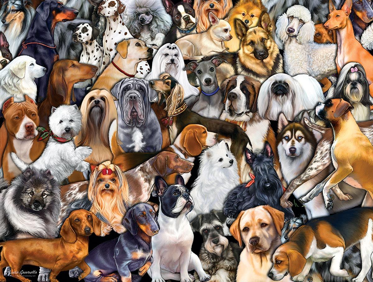 1200x906 Dog Collage Puzzle