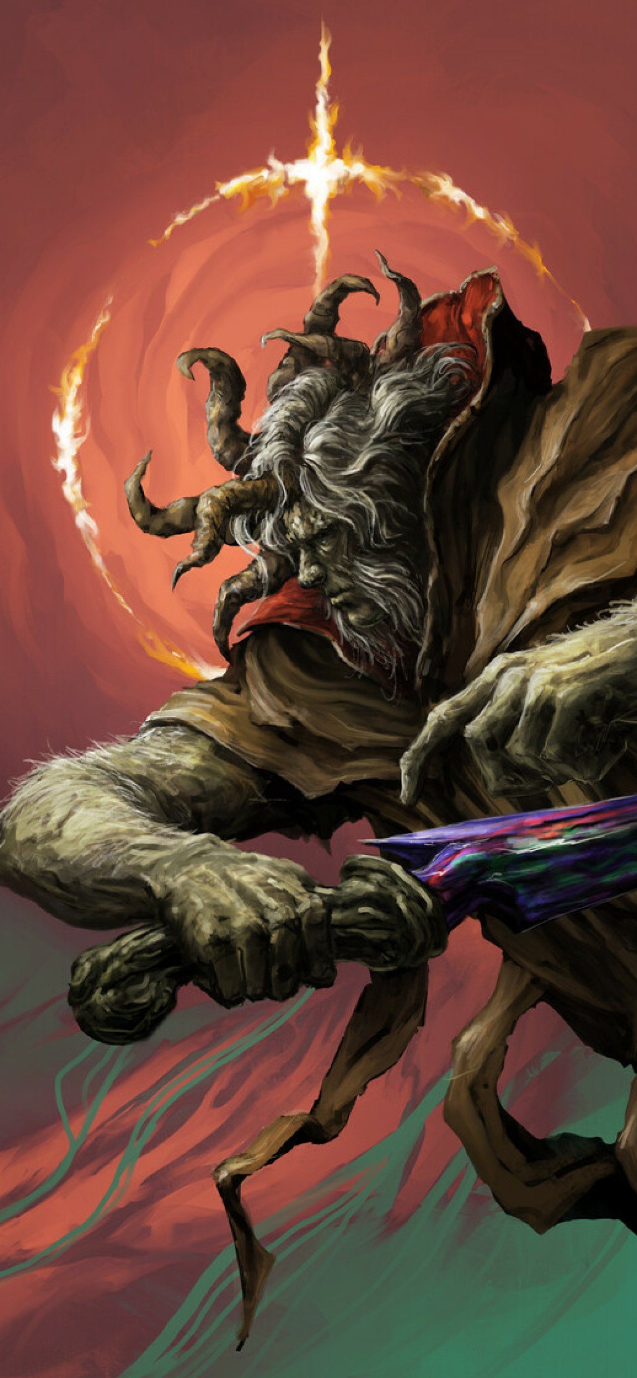 1284x2778 Morgott The Omen King Wallpaper