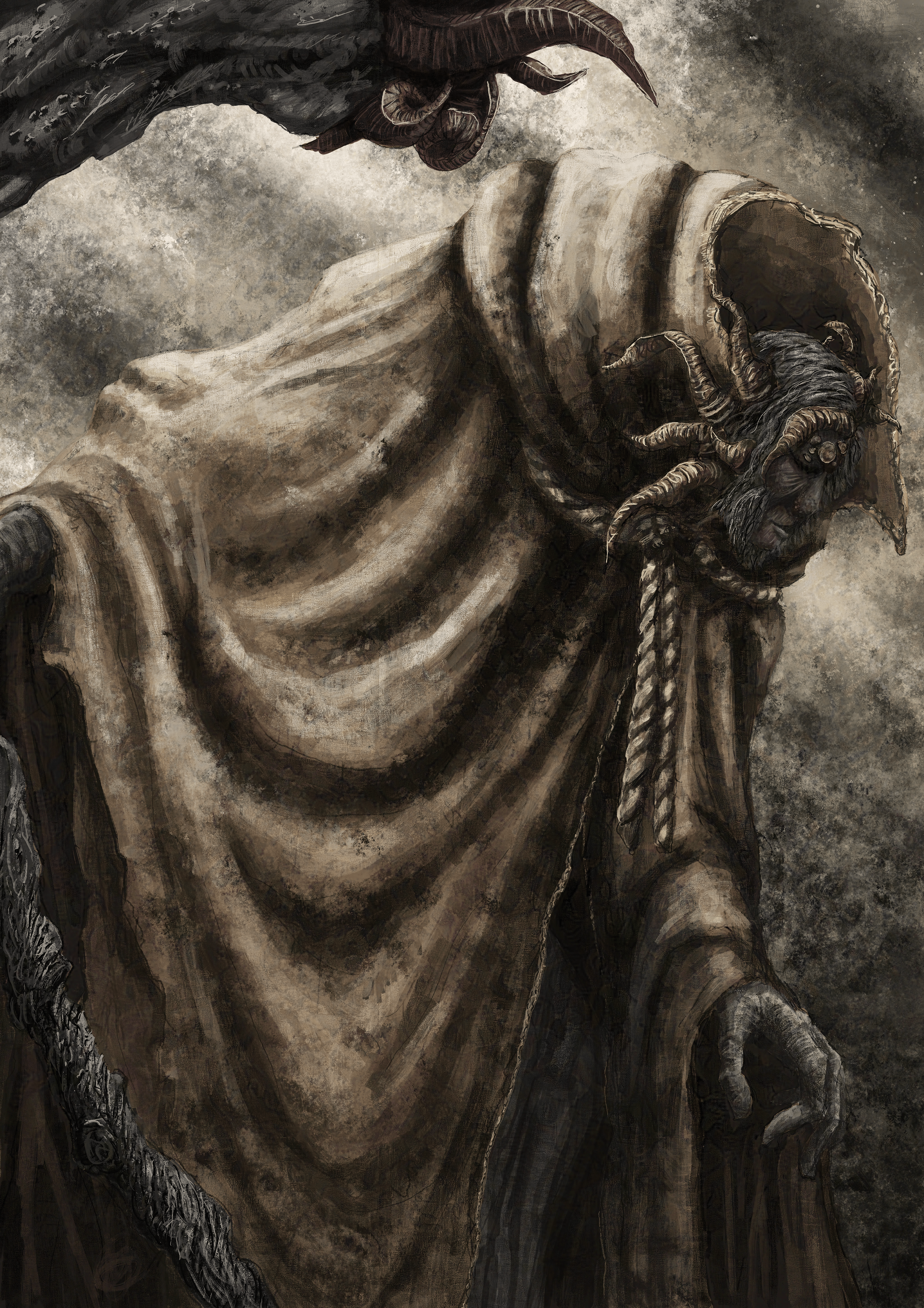 2715x3840 Morgott, The Omen King by (Twitter : Monkele_art. me)