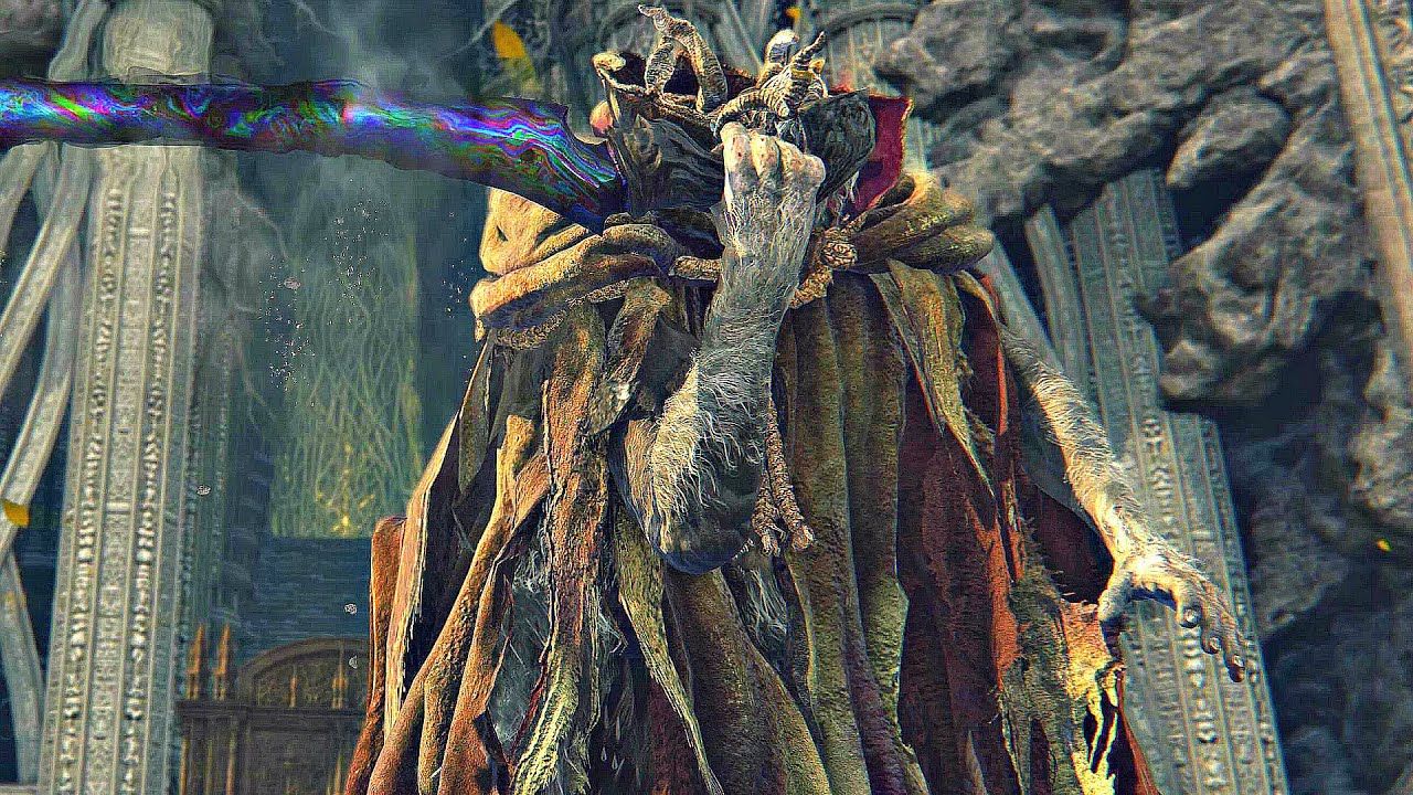 1280x720 Elden Ring, The Omen King Boss Fight (4K 60FPS)