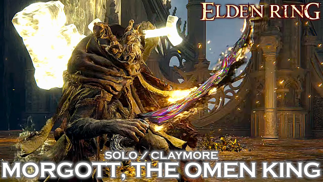 1280x720 Morgott, The Omen King. No Damage / Solo / Claymore