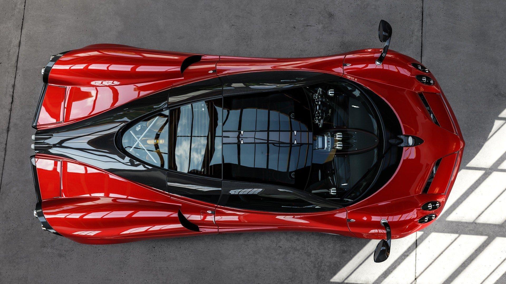 1920x1080 Pagani Huayra Top View Wallpaper 44717 1920x1080px