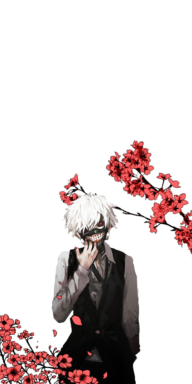 800x1600 Ken Kaneki, tokyo, , tokyo ghoul, black, kaneki ken, reaper, , anime, HD phone wallpaper
