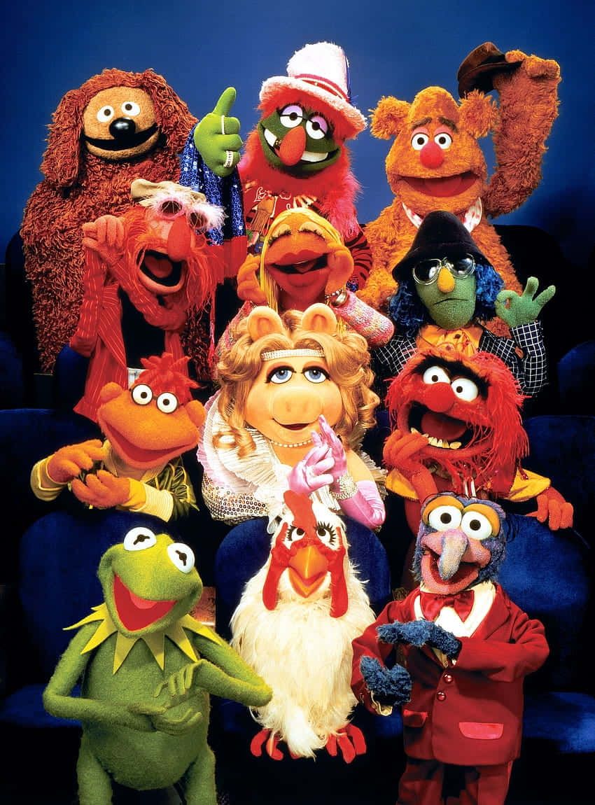 850x1150 Download Muppets Cast Portrait Wallpaper