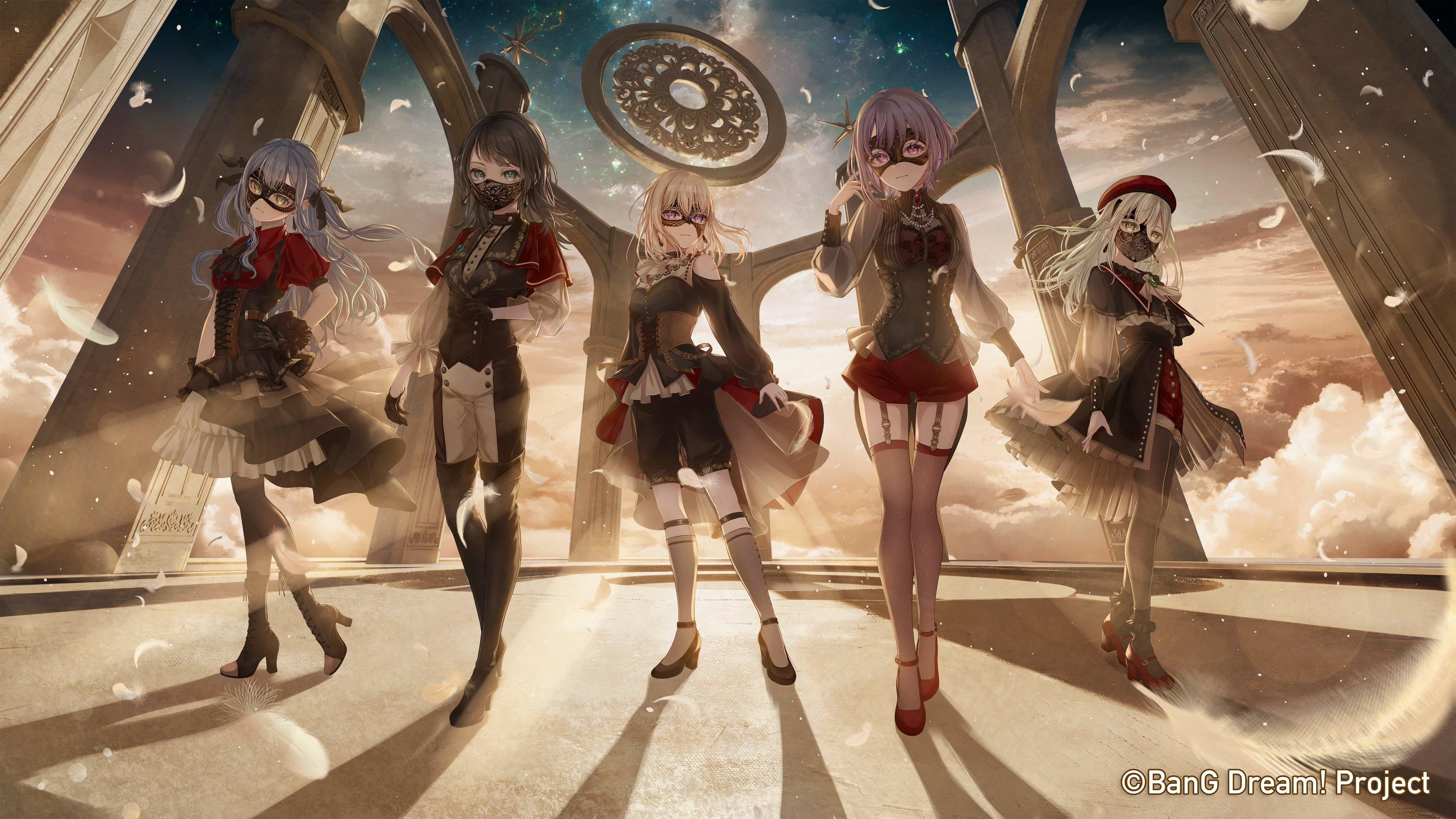 4096x2304 Official illustration for Ave Mujica's 『Ether』- art by 茶野そめは