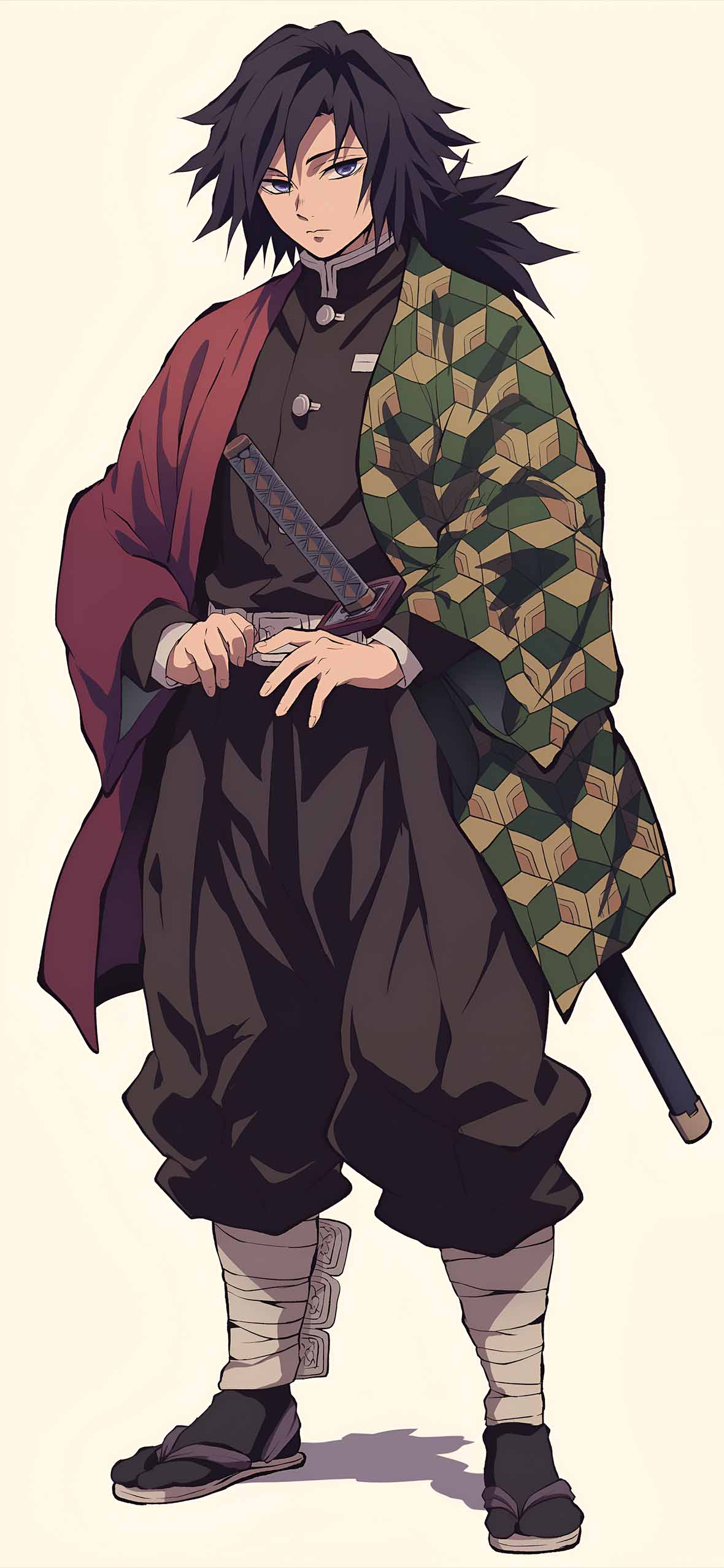 1180x2554 Giyu Tomioka Samurai Cool Wallpaper Slayer Wallpaper