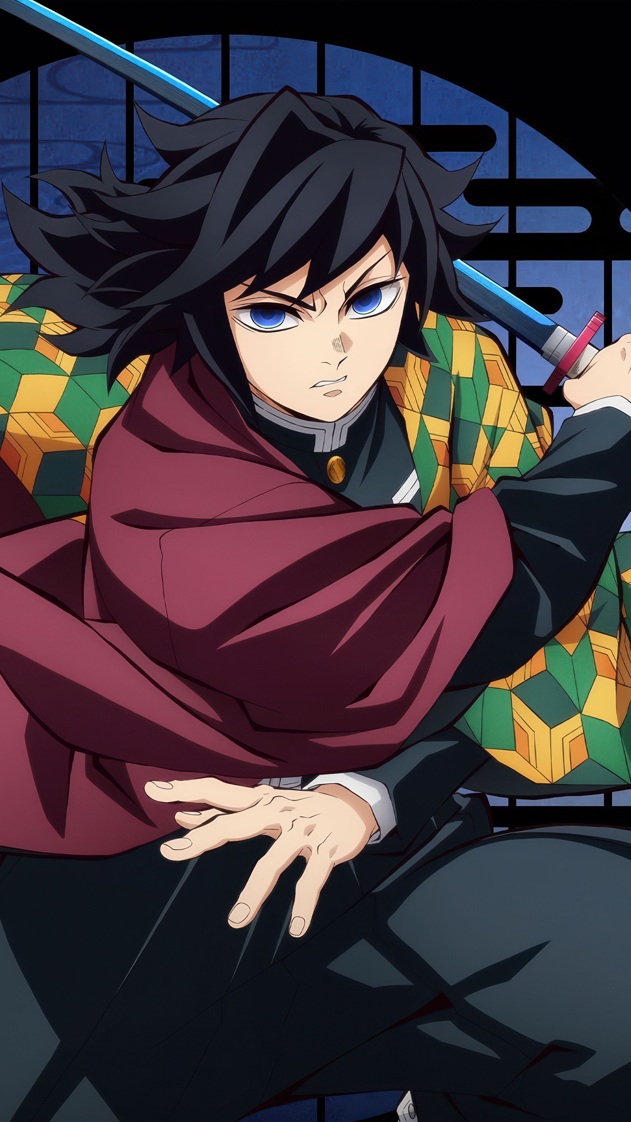 2160x3840 Giyu Tomioka Castle (Demon Slayer No Yaiba) 4K Ultra HD Mobile Wallpaper for iPhone & Android