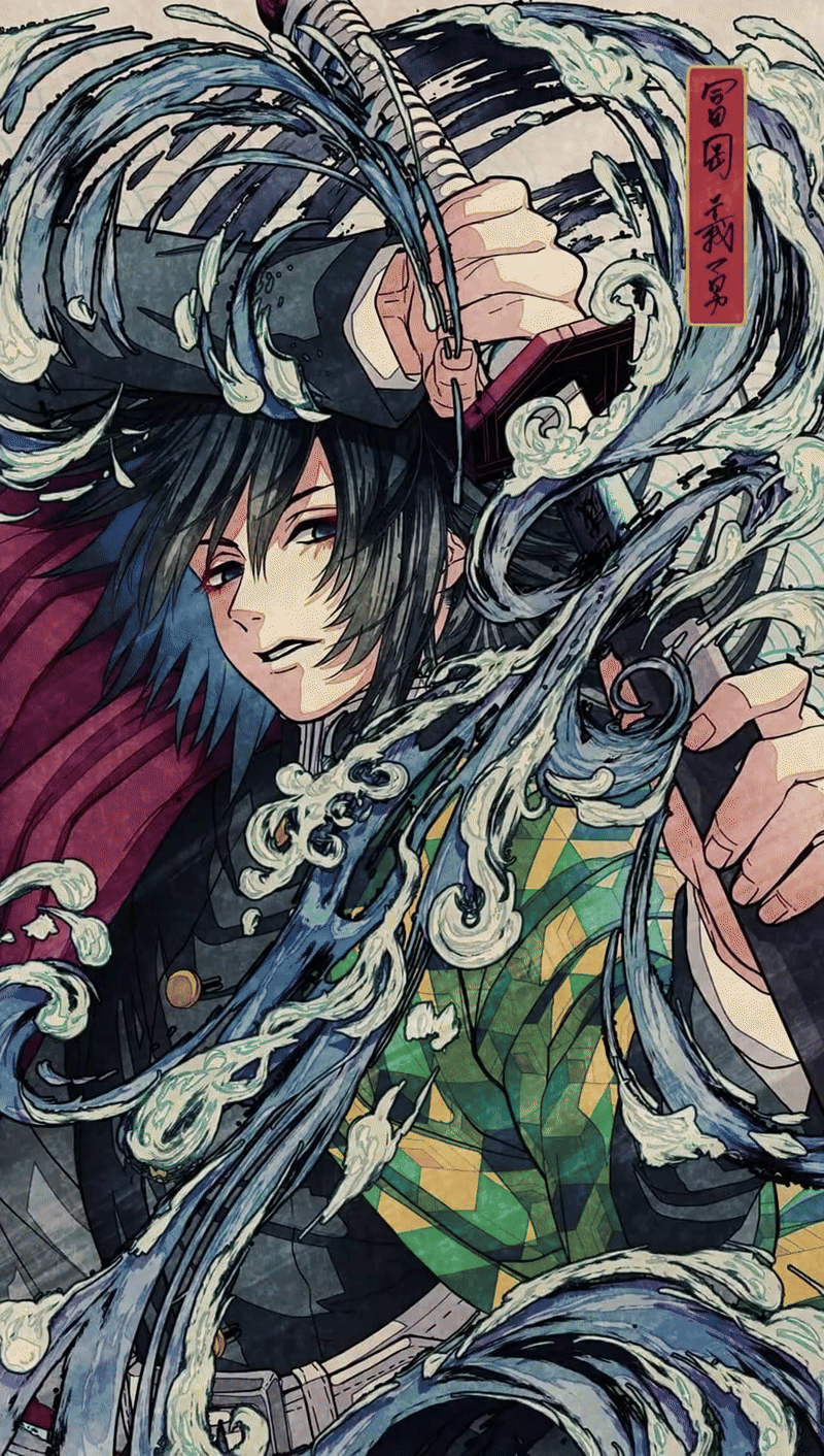 800x1412 Giyu Tomioka Demon Slayer Live Wallpaper