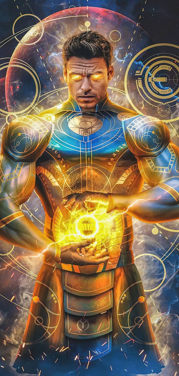 736x1546 Ikaris in Eternals (2021) Phone Wallpaper