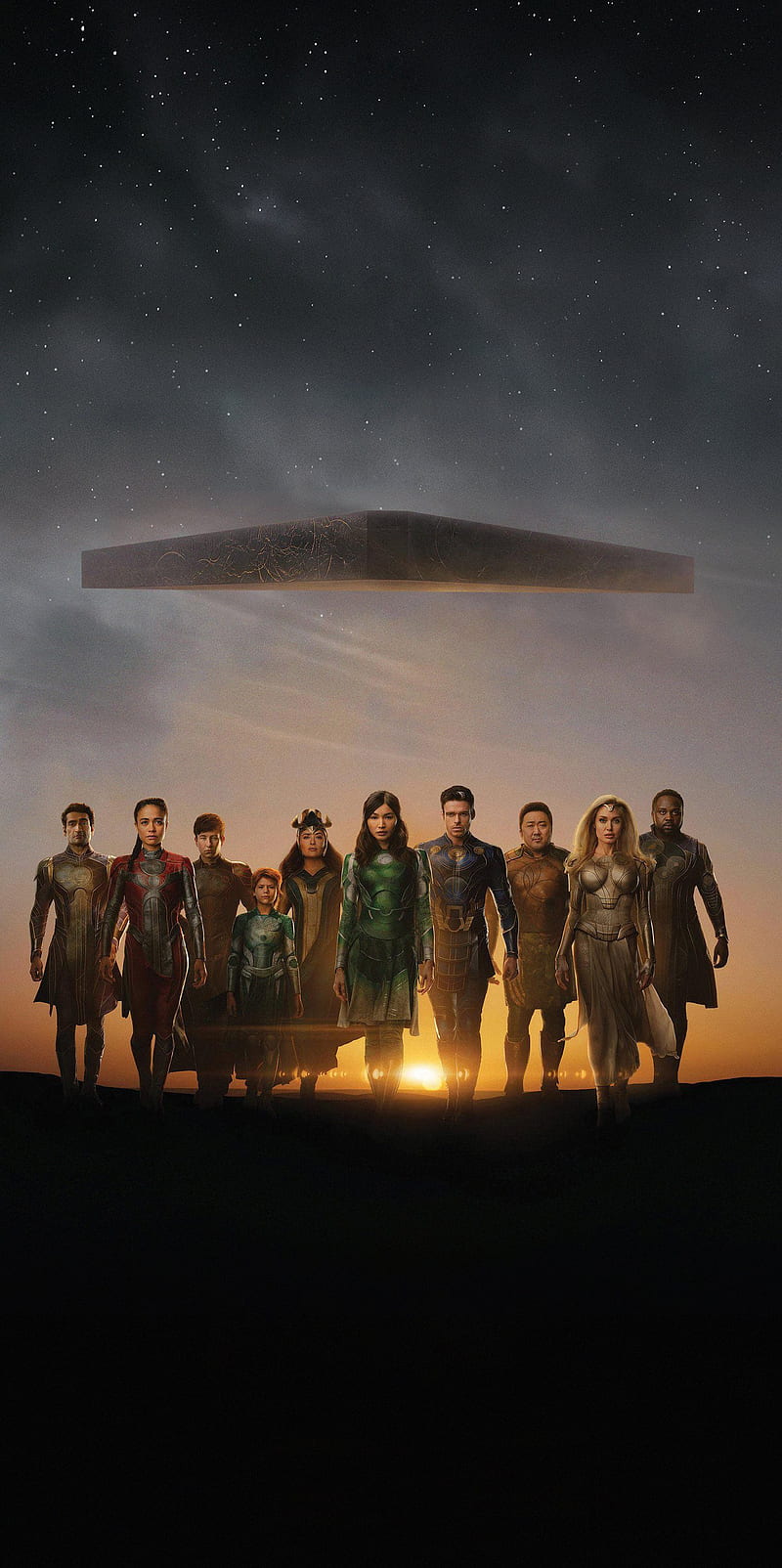 800x1604 Eternals, Thena, Celestials, Deviants, Icarus, Comics, MCU, Marvel, HD phone wallpaper