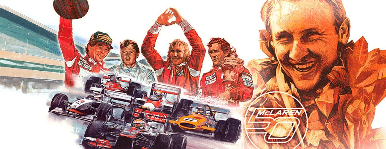 1600x620 McLaren Racing our exclusive McLaren 50 Wallpaper