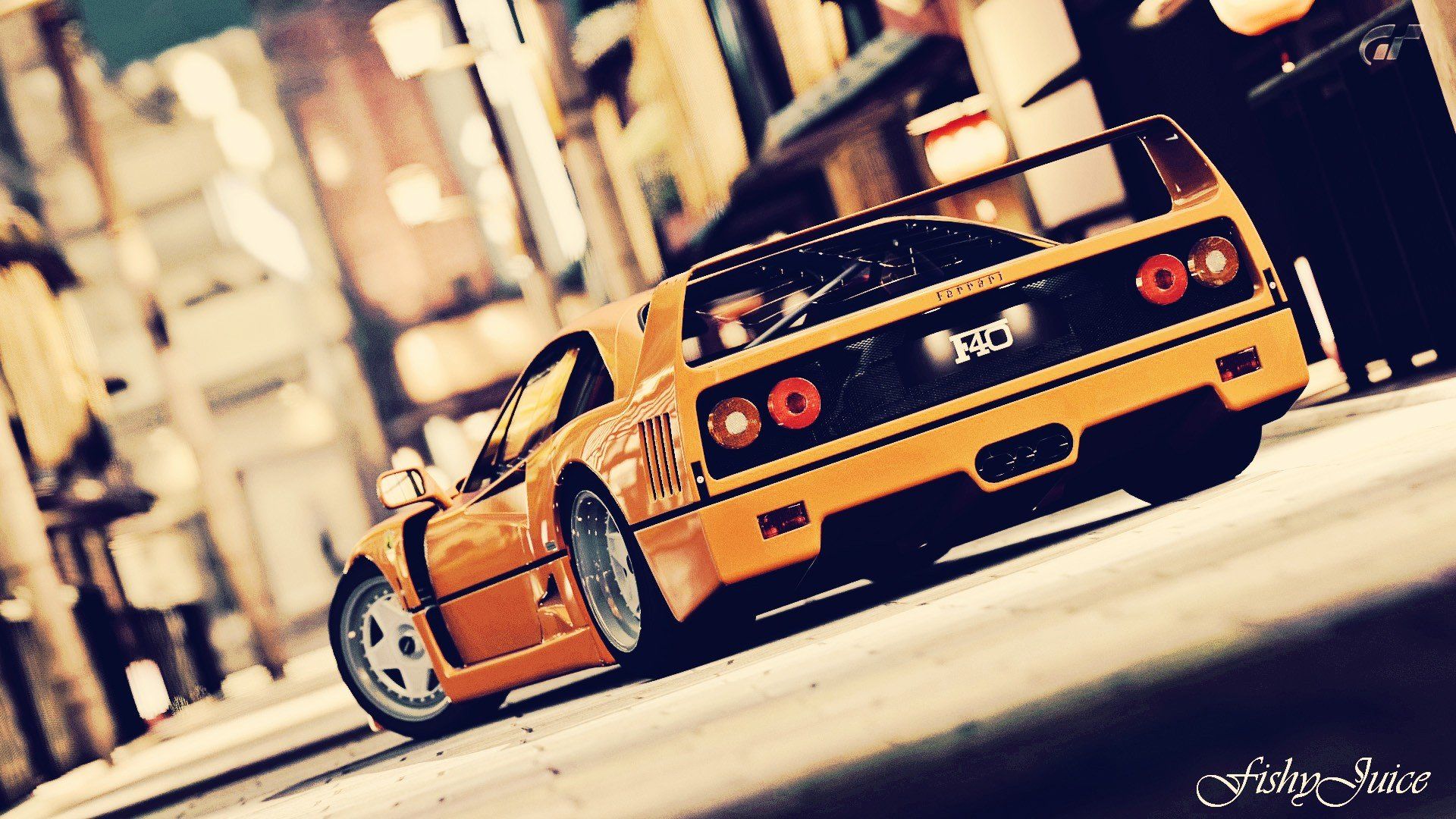 1920x1080 video, Games, Cars, Ferrari, Gran, Turismo, Races, Playstation, F40 Wallpaper HD / Desktop and Mobile Background